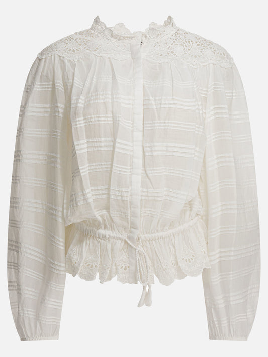 Blouses Solid colour  White - Marant Étoile Women | PLP | VIETTI Online Store 
