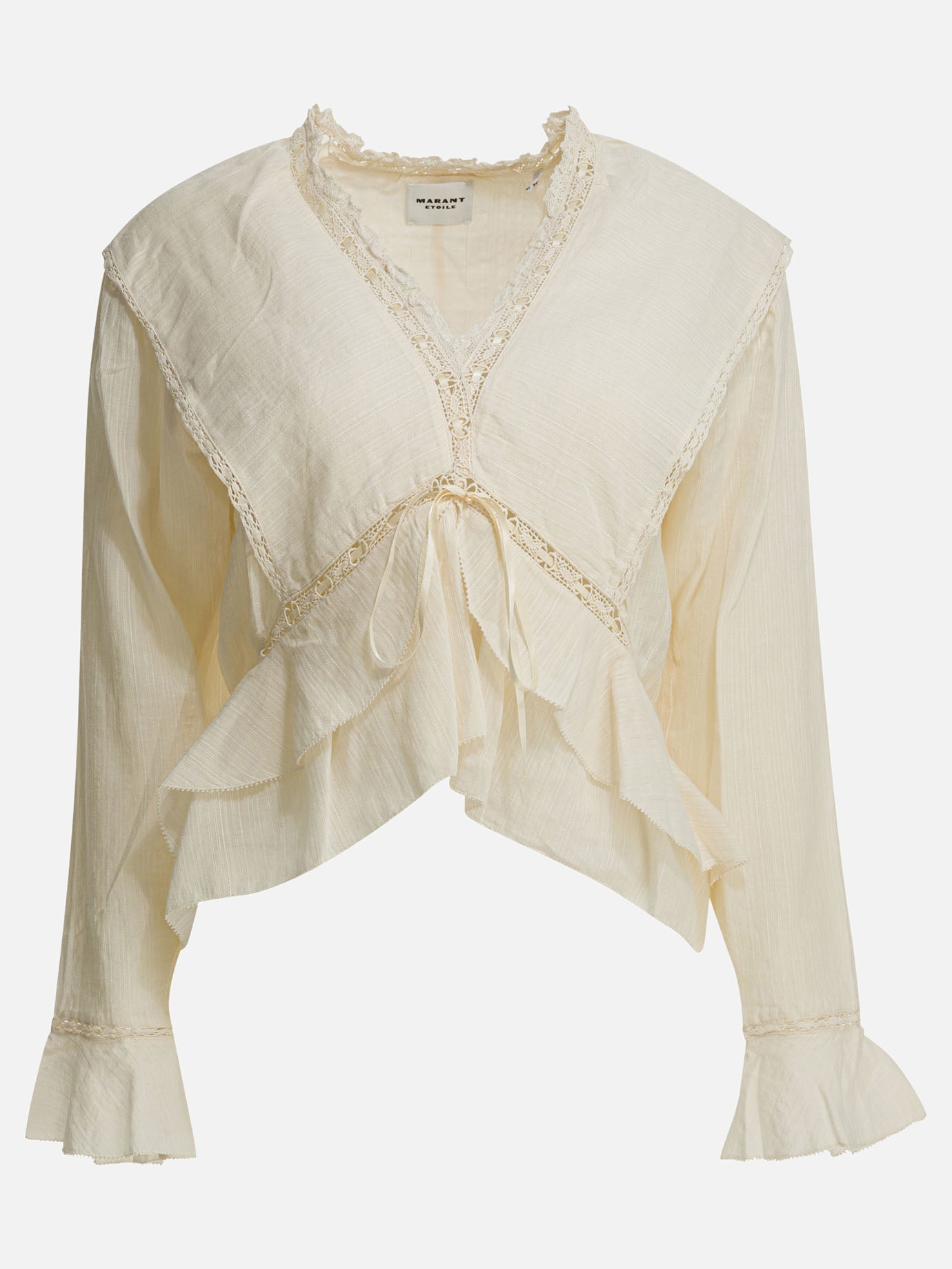 Casual shirts Embroidered  Beige - Marant Étoile Women | PDP | VIETTI Online Store | Zoom-Modal
