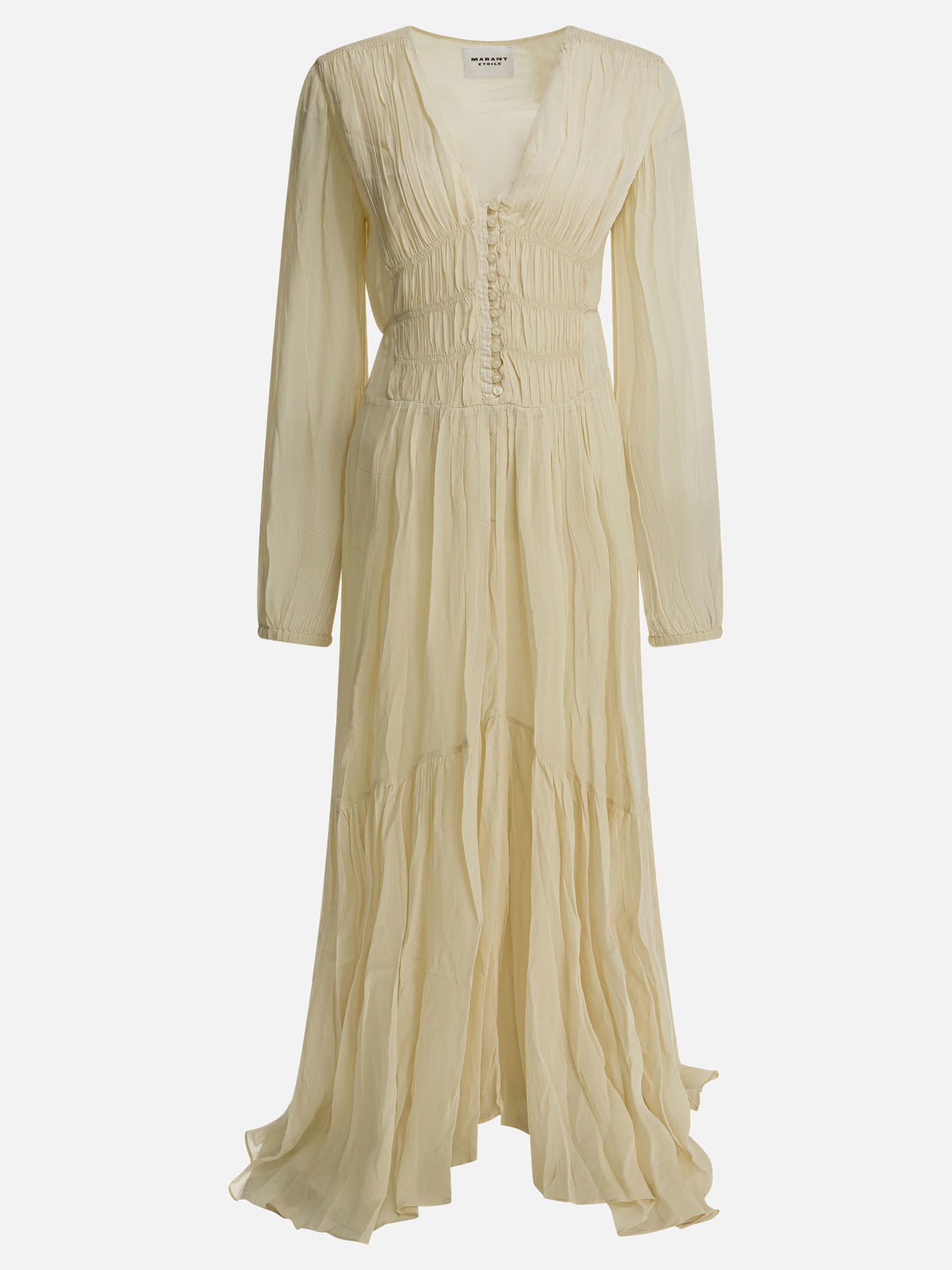 Long dresses Solid colour  Beige - Marant Étoile Women | PDP | VIETTI Online Store | Zoom-Modal
