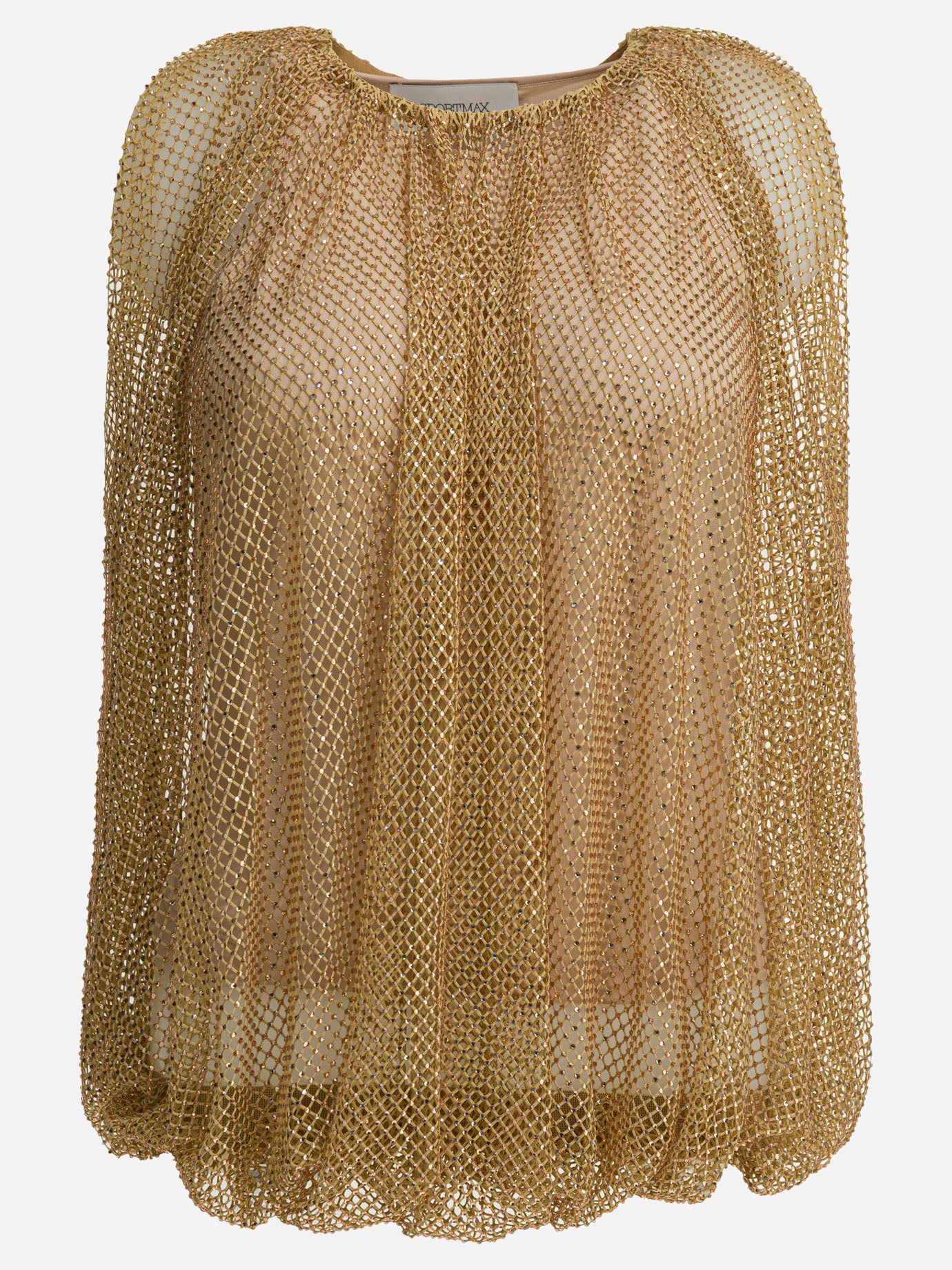 Casual tops Textured knit  Gold - Max Mara Sportmax Women | PDP | VIETTI Online Store | thumbnail