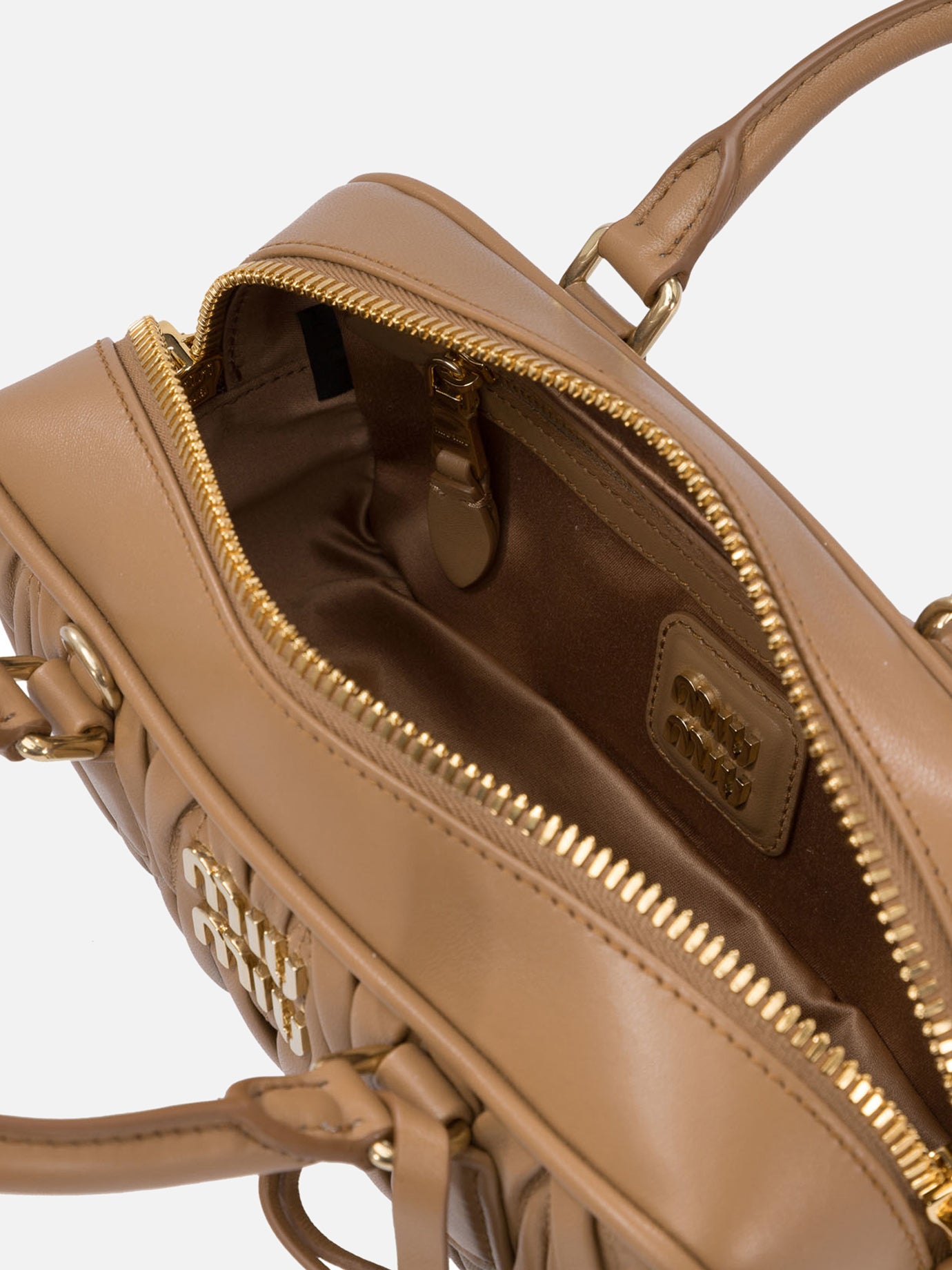 Small bags 100% lamb leather  Brown - Miu Miu Women | PDP | VIETTI Online Store | Zoom-Modal_5
