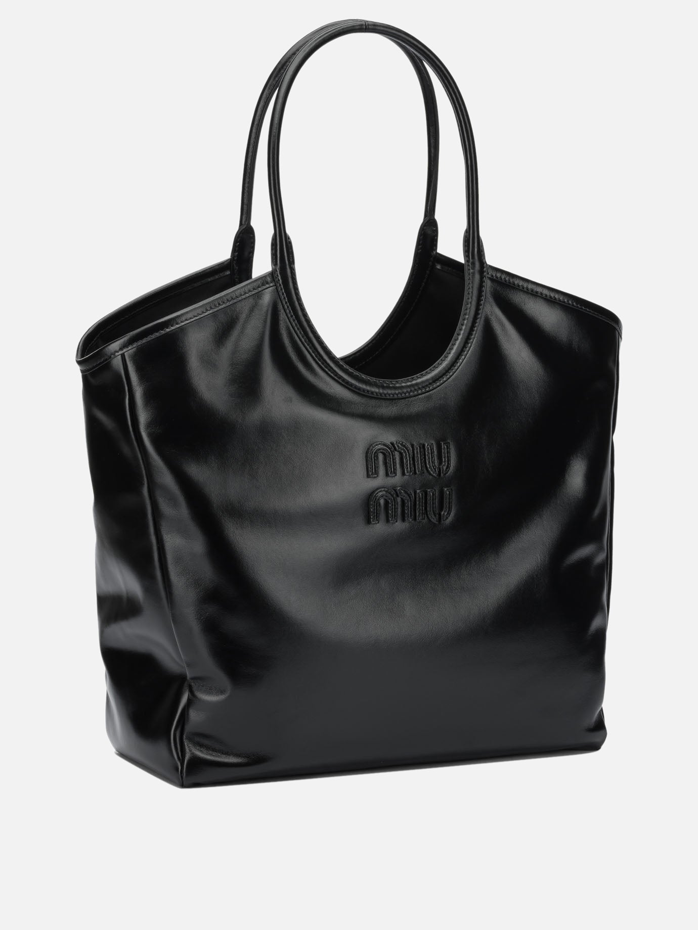 Medium bags 100% calf leather  Black - Miu Miu Women | PDP | VIETTI Online Store | thumbnail_2