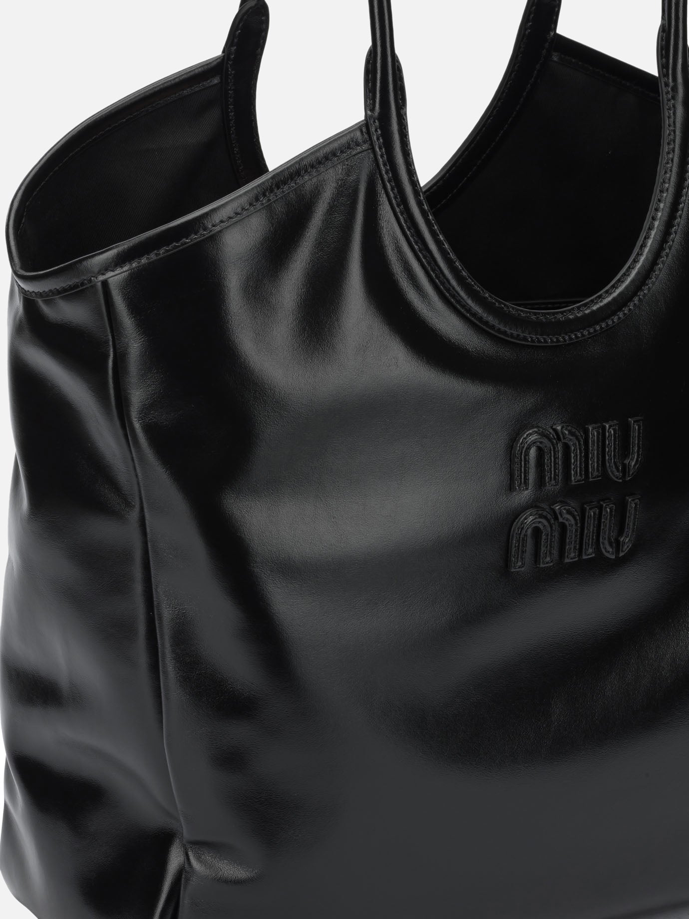 Medium bags 100% calf leather  Black - Miu Miu Women | PDP | VIETTI Online Store | Zoom-Modal_4
