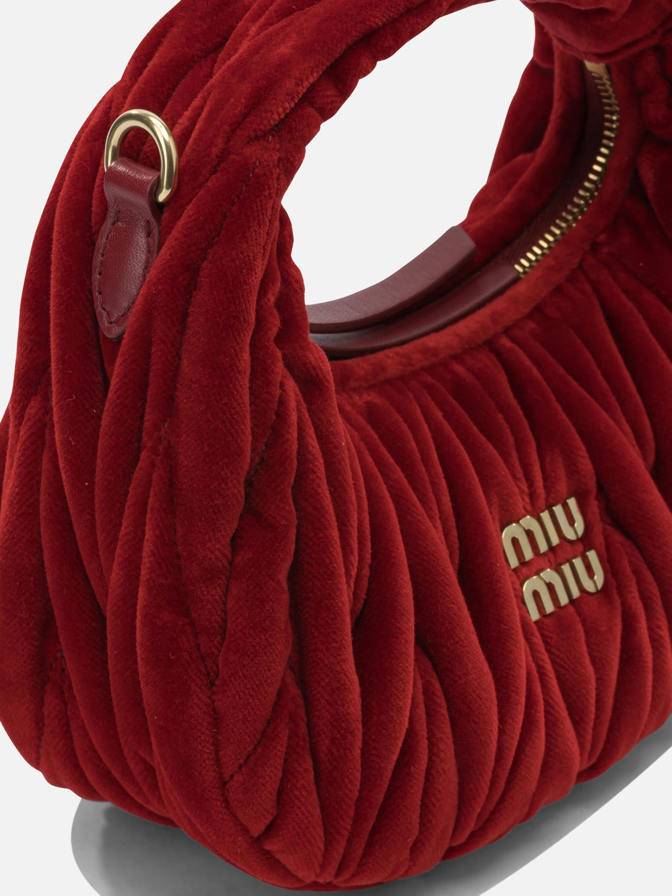 Small bags 100% cotton  Red - Miu Miu Women | PDP | VIETTI Online Store | Zoom-Modal_4
