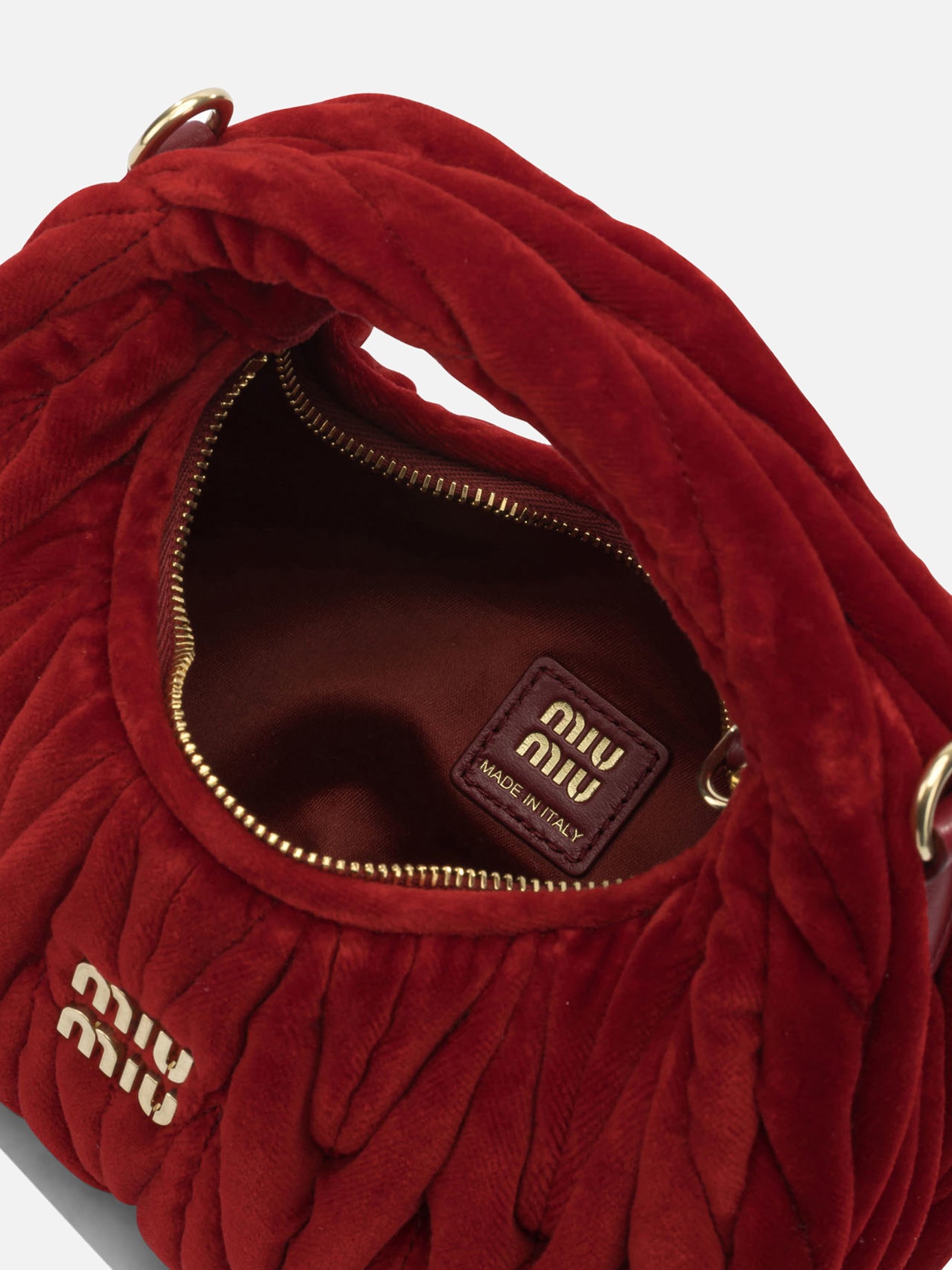 Small bags 100% cotton  Red - Miu Miu Women | PDP | VIETTI Online Store | thumbnail_5