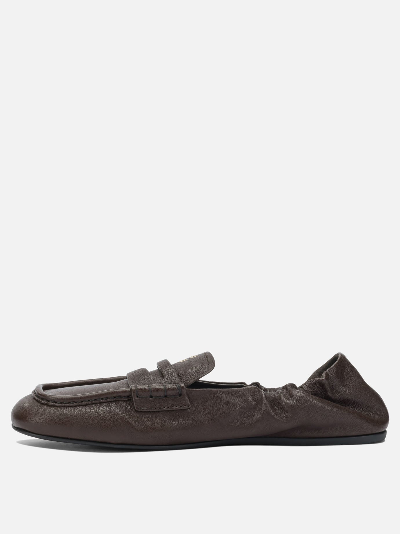 Loafers 100% lamb leather - 100% rubber  Brown - Miu Miu Women | PDP | VIETTI Online Store | Zoom-Modal_3

