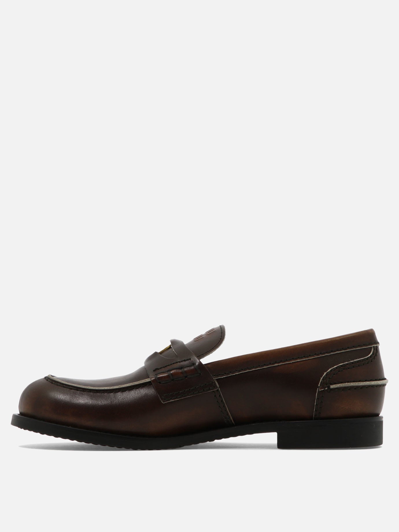 Loafers 100% calf leather  Brown - Miu Miu Women | PDP | VIETTI Online Store | Zoom-Modal_3
