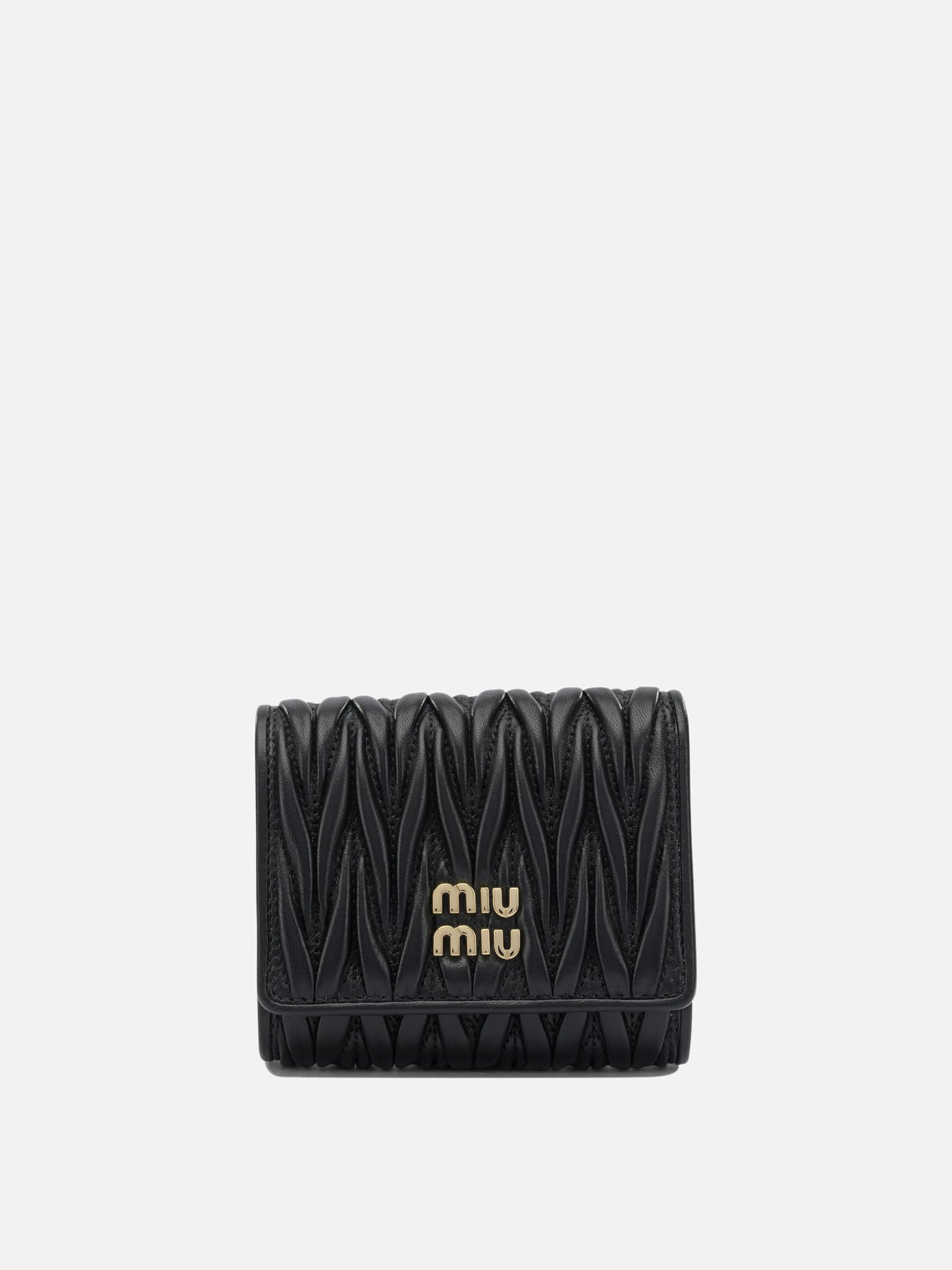 Wallets 100% lamb leather  Black - Miu Miu Women | PDP | VIETTI Online Store | thumbnail