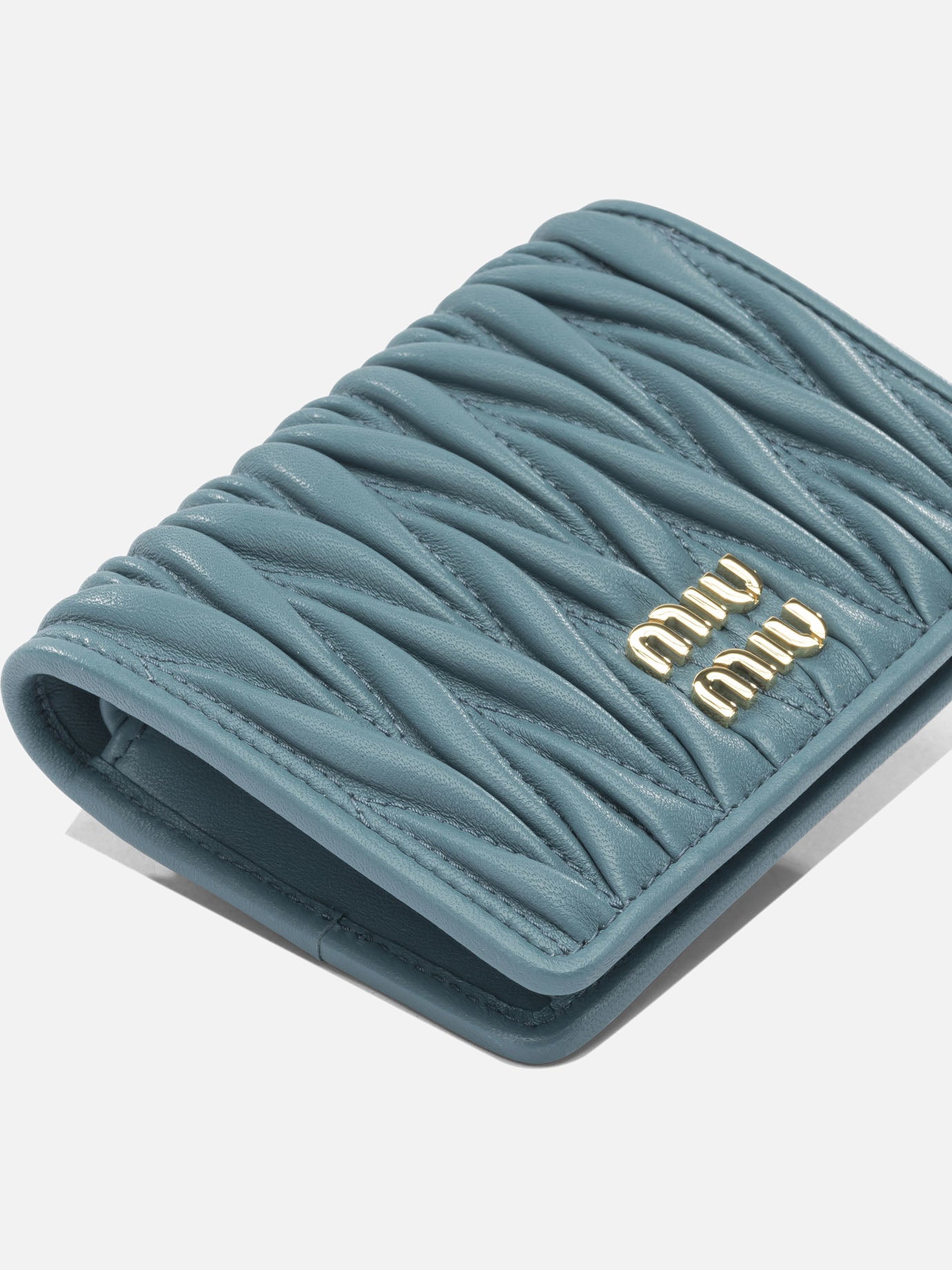 Wallets 100% lamb leather  Blue - Miu Miu Women | PDP | VIETTI Online Store | Zoom-Modal_4
