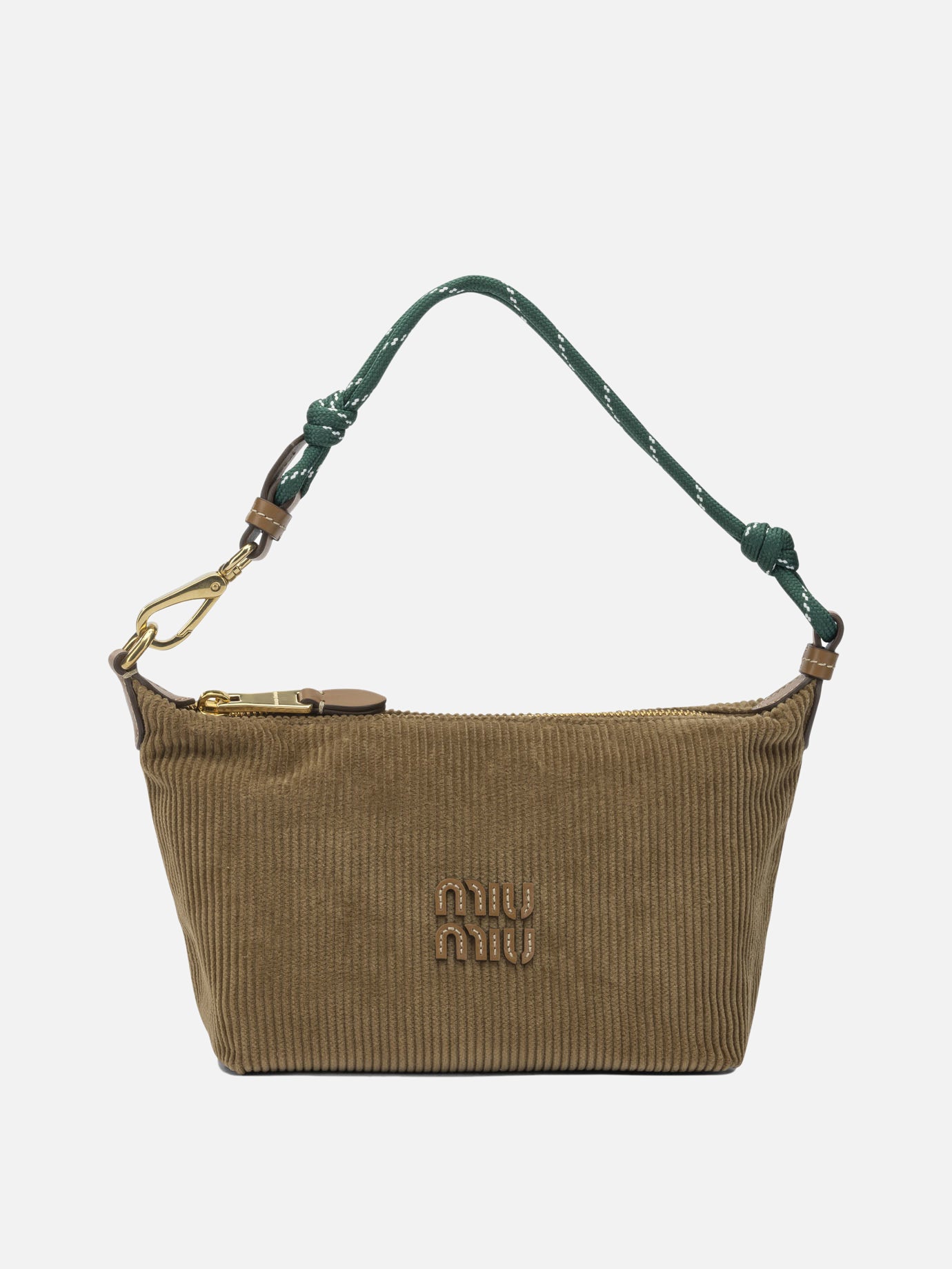 Small bags 100% cotton  Brown - Miu Miu Women | PDP | VIETTI Online Store | Zoom-Modal
