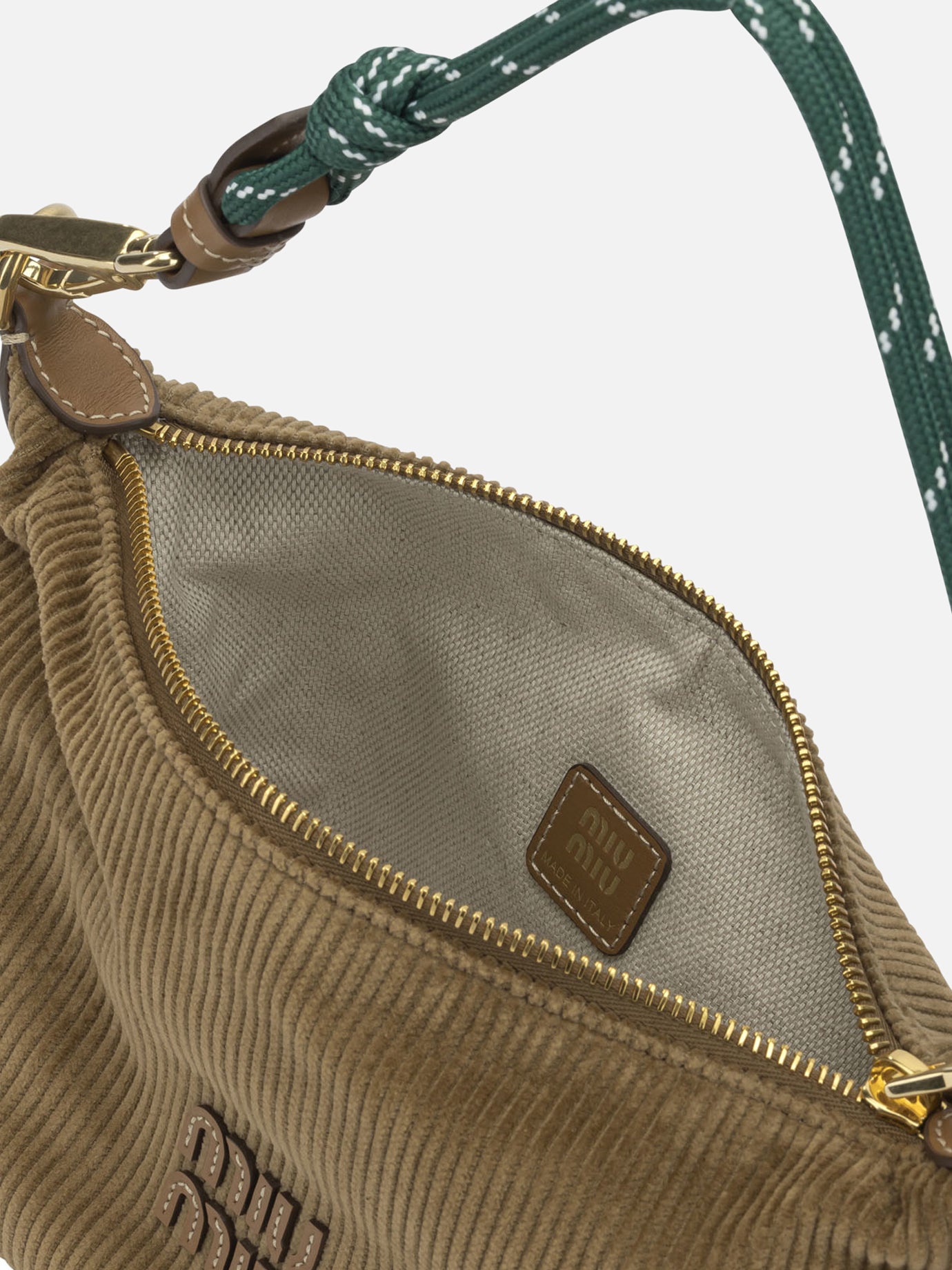 Small bags 100% cotton  Brown - Miu Miu Women | PDP | VIETTI Online Store | thumbnail_5