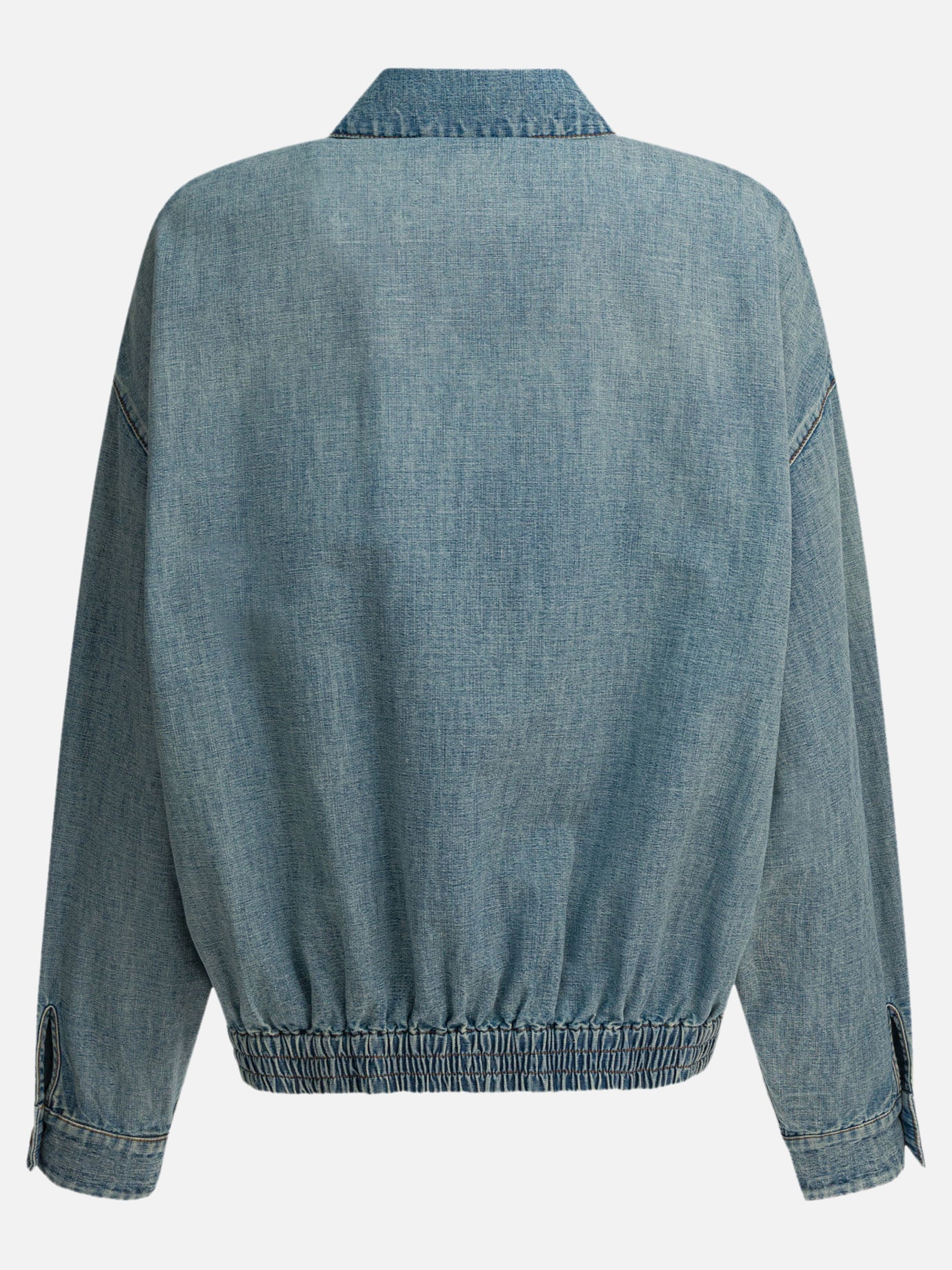 Denim jackets Logo  Light blue - Miu Miu Women | PDP | VIETTI Online Store | thumbnail_2