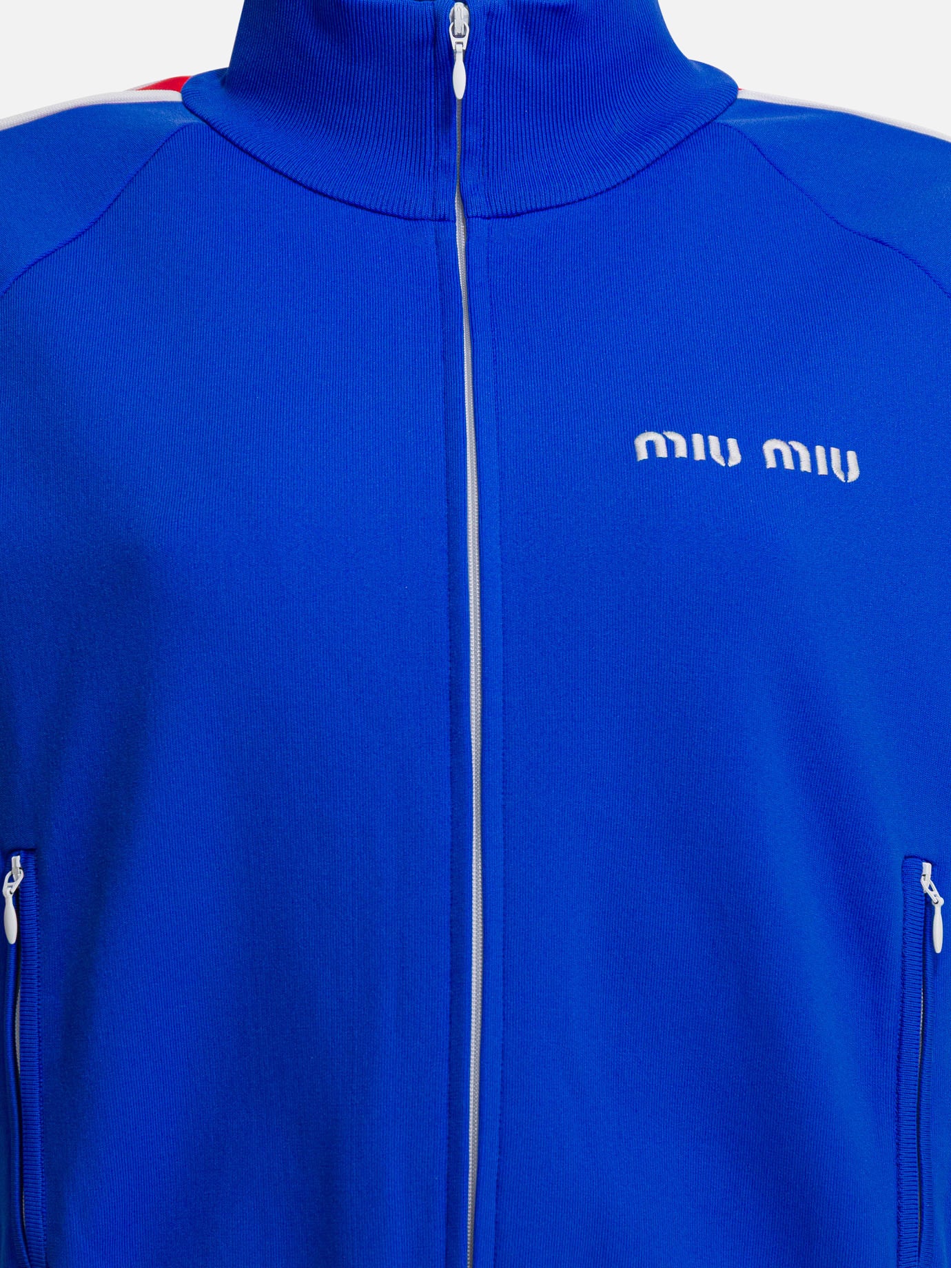 Full zip sweatshirts Logo  Blue - Miu Miu Women | PDP | VIETTI Online Store | Zoom-Modal_3
