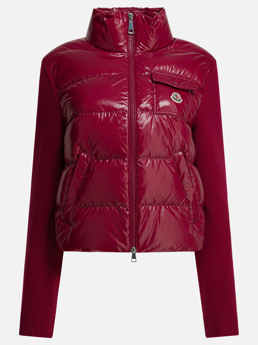 Down jackets Logo  Fuchsia - Moncler Women | PLP | VIETTI Online Store 
