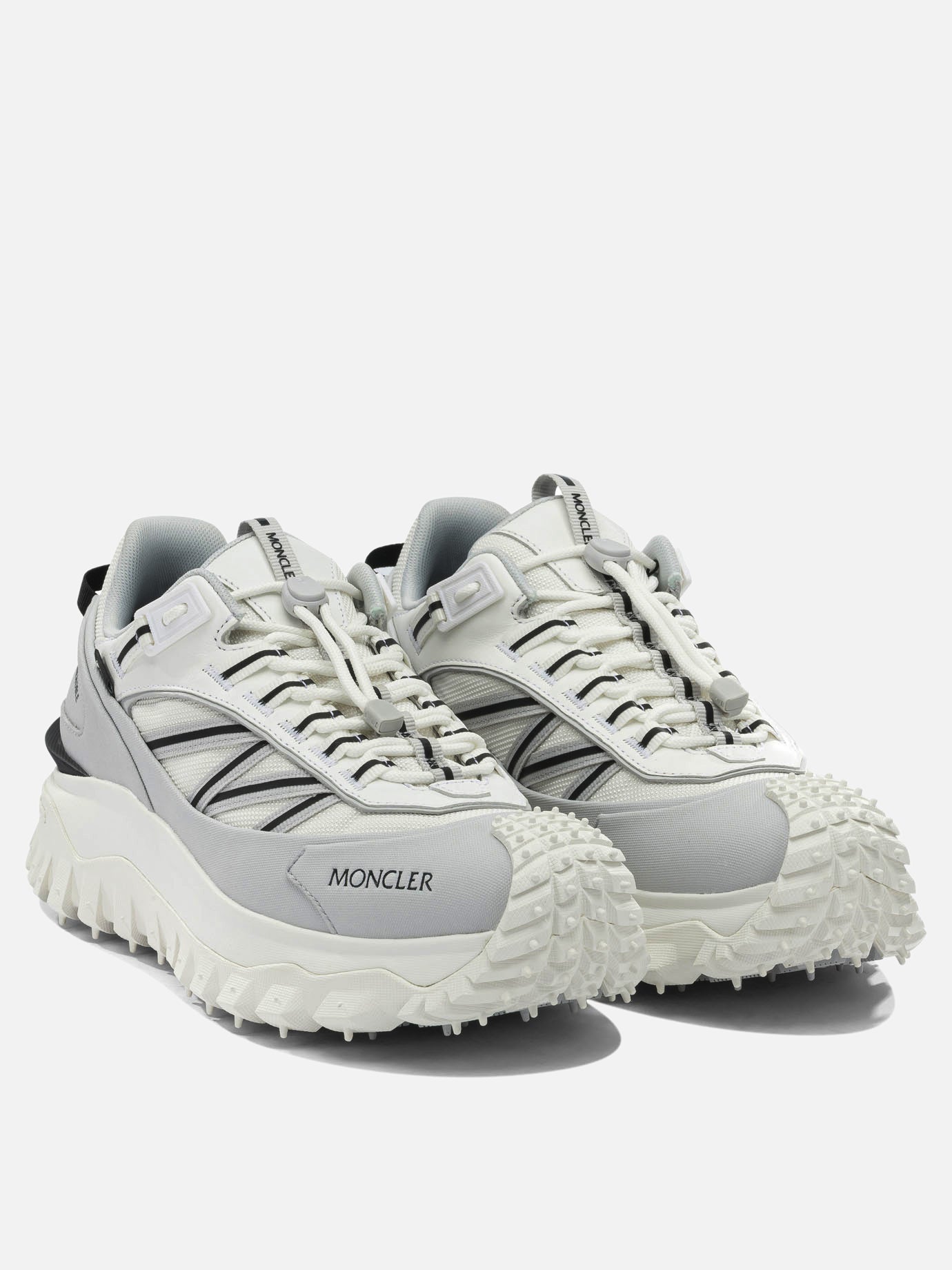 Low top sneakers 100% polyamide - 100% rubber  White - Moncler Men | PDP | VIETTI Online Store | Zoom-Modal_2

