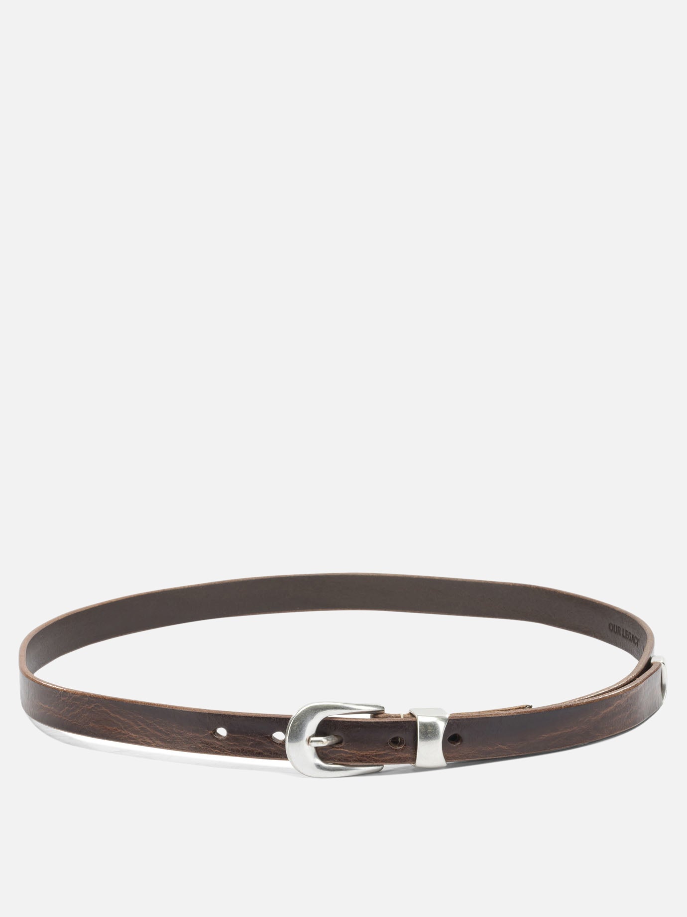 Leather belts 100% leather  Brown - Our Legacy Men | PDP | VIETTI Online Store | thumbnail