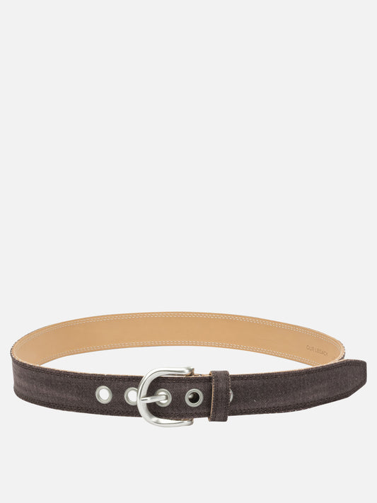 Leather belts 100% cotton - 100% leather  Brown - Our Legacy Men | PDP | VIETTI Online Store 
