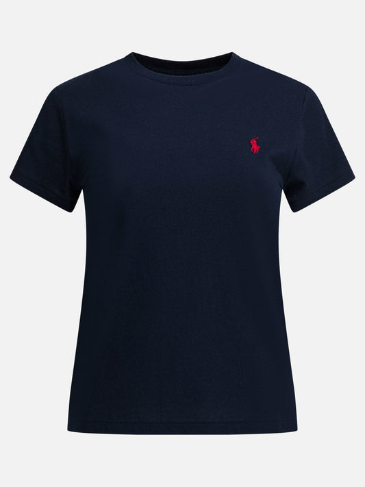 Crewneck t-shirts 100% cotton  Blue - Polo Ralph Lauren Women | PLP | VIETTI Online Store 

