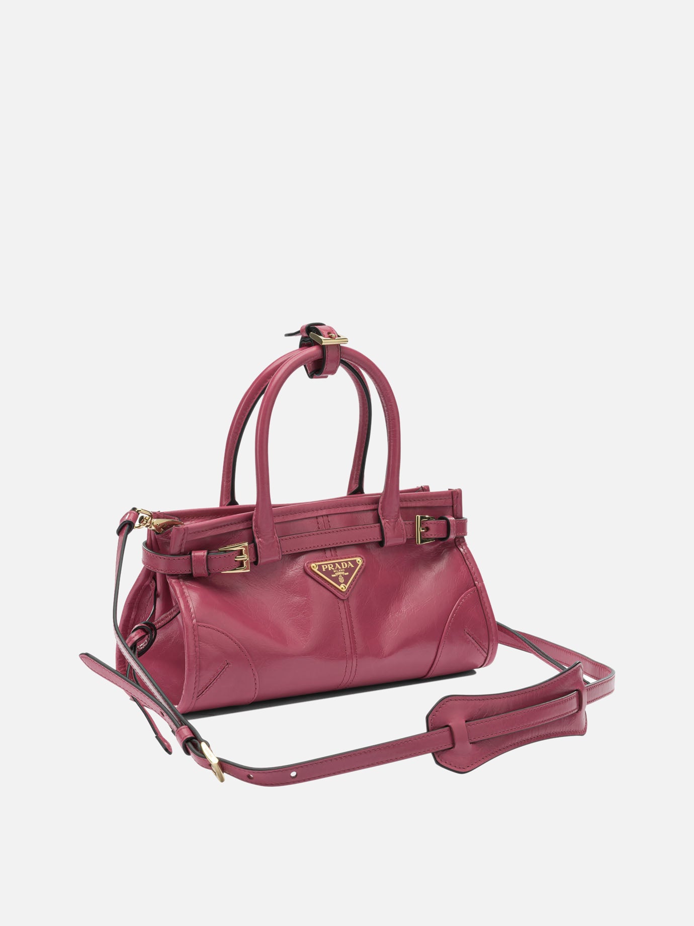 Small bags 100% calf leather  Pink - Prada Women | PDP | VIETTI Online Store | thumbnail_2