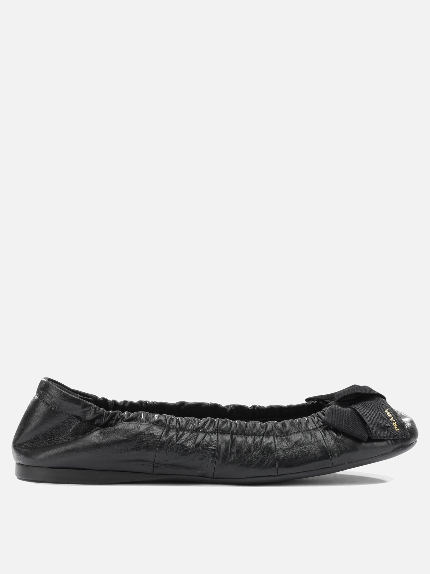Classic ballet flats 100%calf leather  Black - Prada Women | PDP | VIETTI Online Store | thumbnail