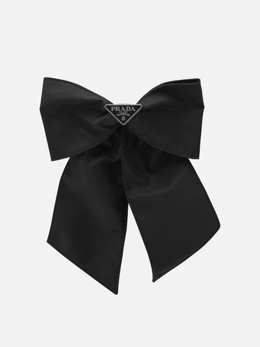 Hair clips 100% brass 100% recycled polyamide  Black - Prada Women | PDP | VIETTI Online Store 
