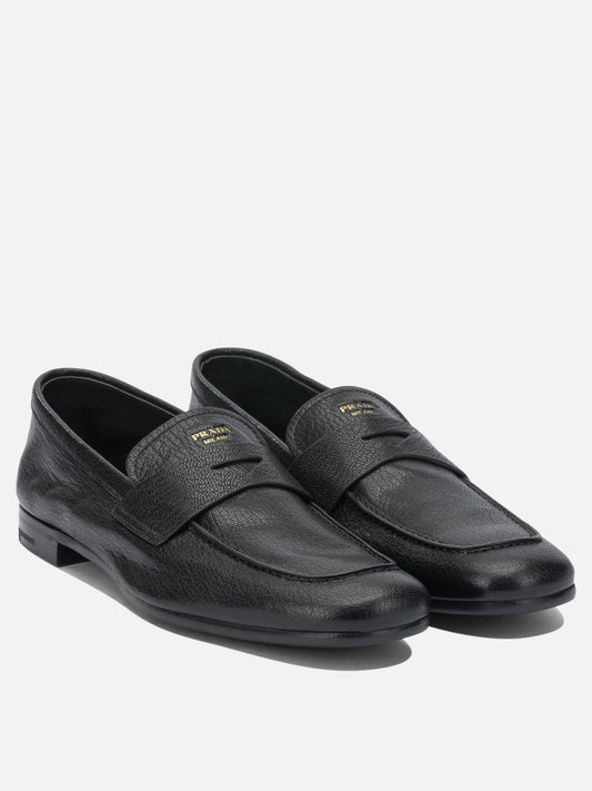 Loafers 100% goat lether  Black - Prada Men | PLP | VIETTI Online Store | 2
