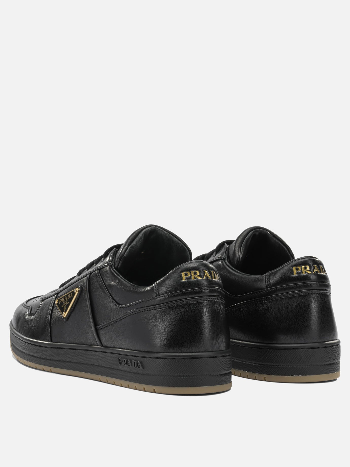 Low top sneakers 100% lamb leather  Black - Prada Men | PDP | VIETTI Online Store | Zoom-Modal_4

