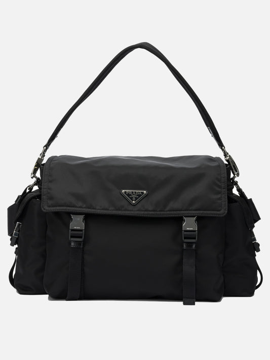 Large bags 100% recycled polyamide  Black - Prada Men | PDP | VIETTI Online Store 
