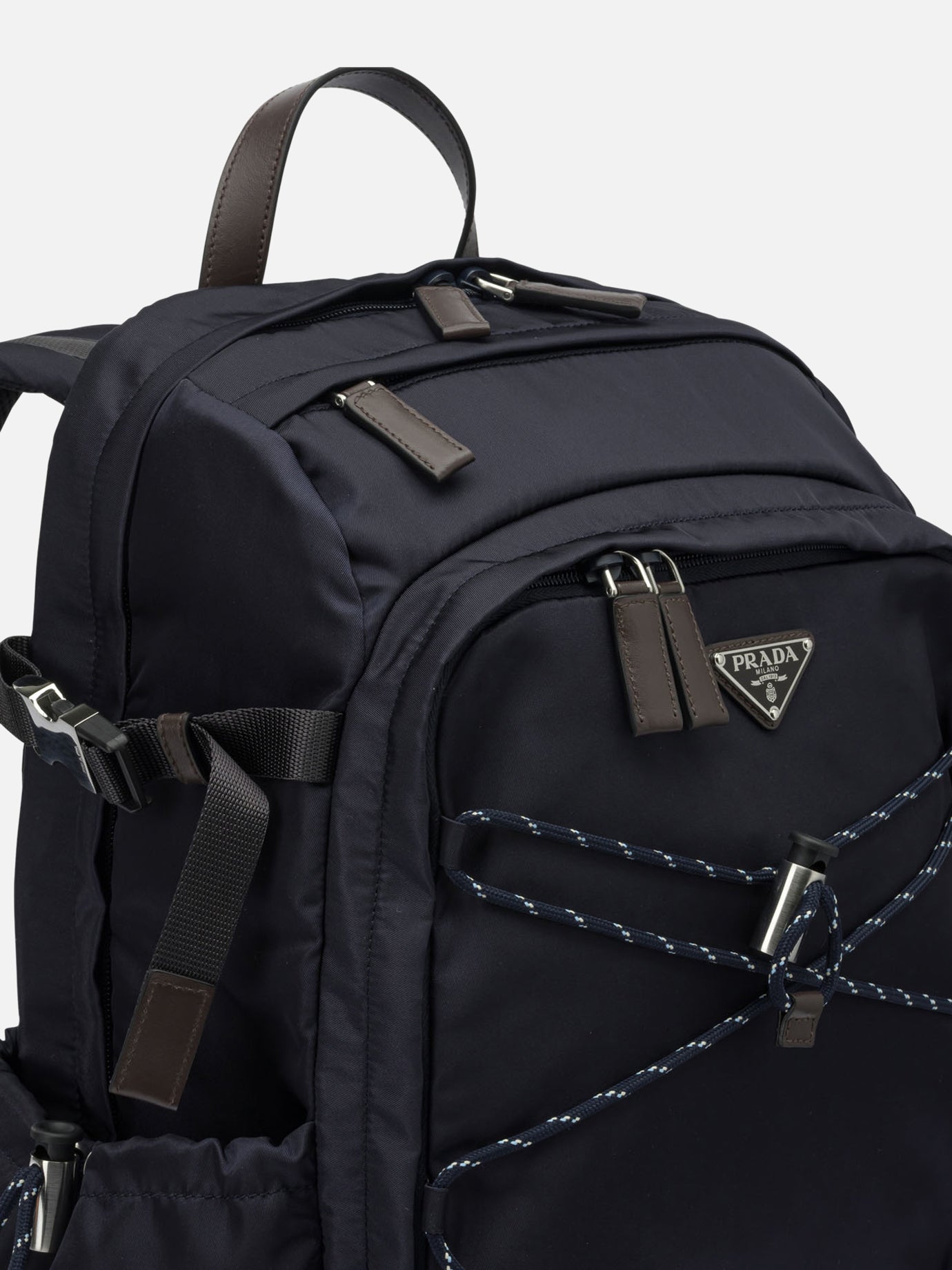 Casual backpacks 100% recycled polyamide  Blue - Prada Men | PDP | VIETTI Online Store | thumbnail_4