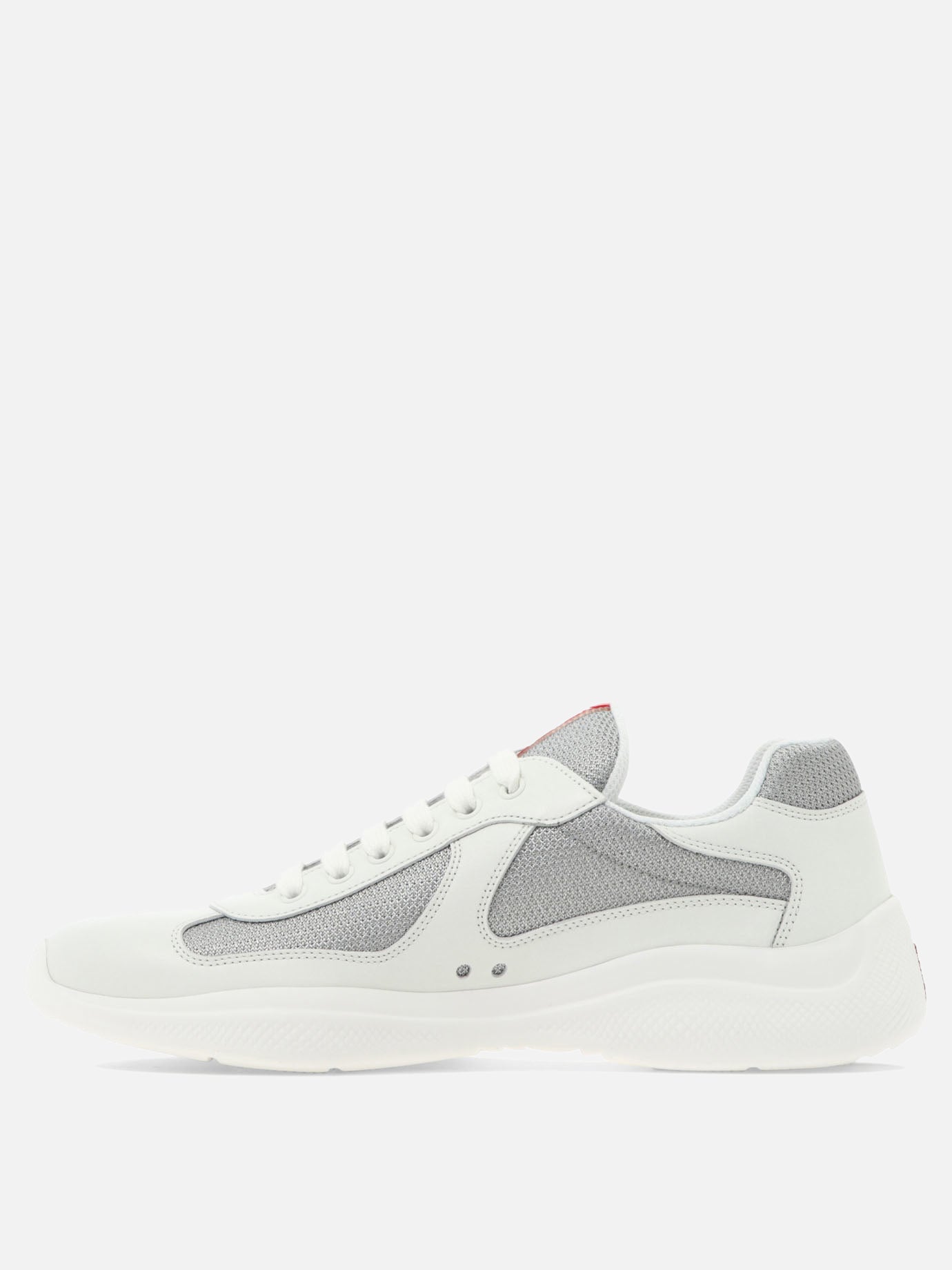 Low top sneakers 100% leather - 100% fabric - 100% rubber  White - Prada Men | PDP | VIETTI Online Store | Zoom-Modal_3
