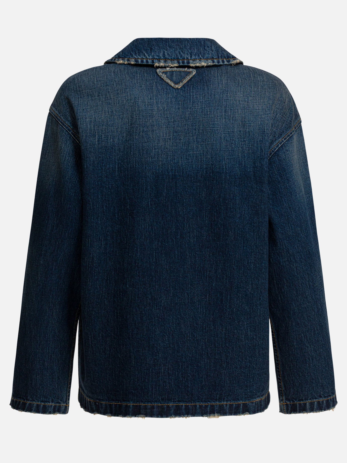 Denim jackets Solid colour  Blue - Prada Women | PDP | VIETTI Online Store | Zoom-Modal_2
