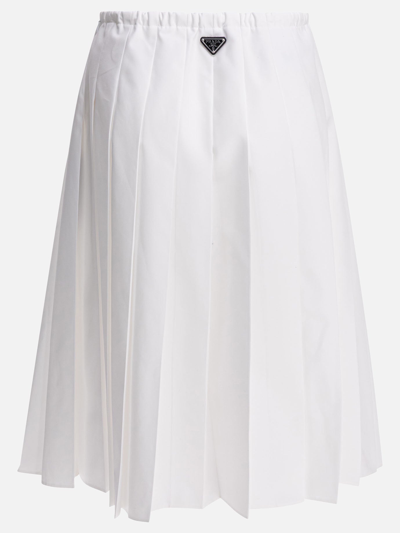 Midi skirts Logo  White - Prada Women | PDP | VIETTI Online Store | thumbnail_2