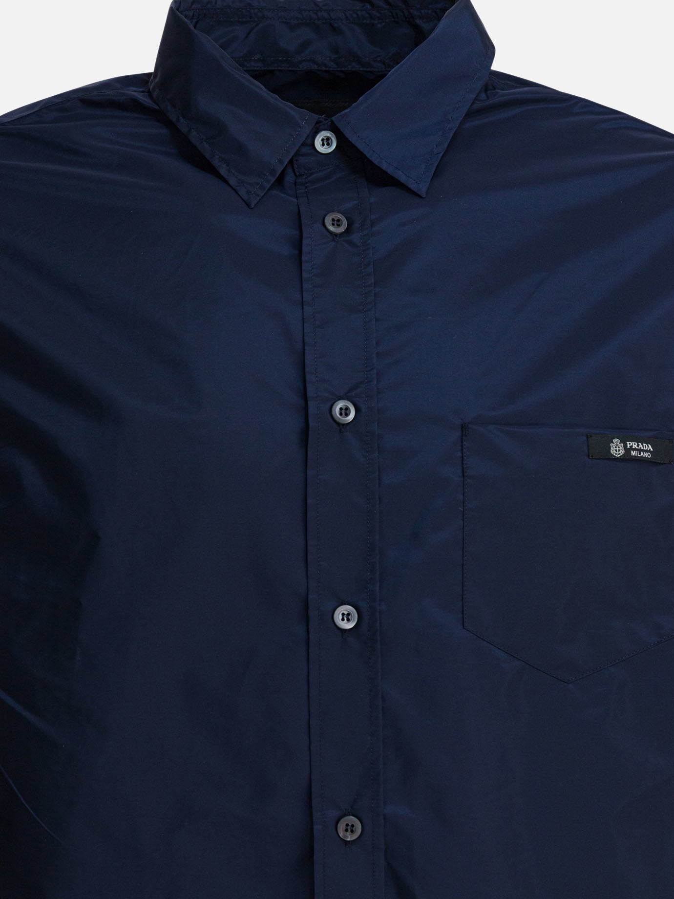 Casual shirts Logo  Blue - Prada Men | PDP | VIETTI Online Store | thumbnail_3