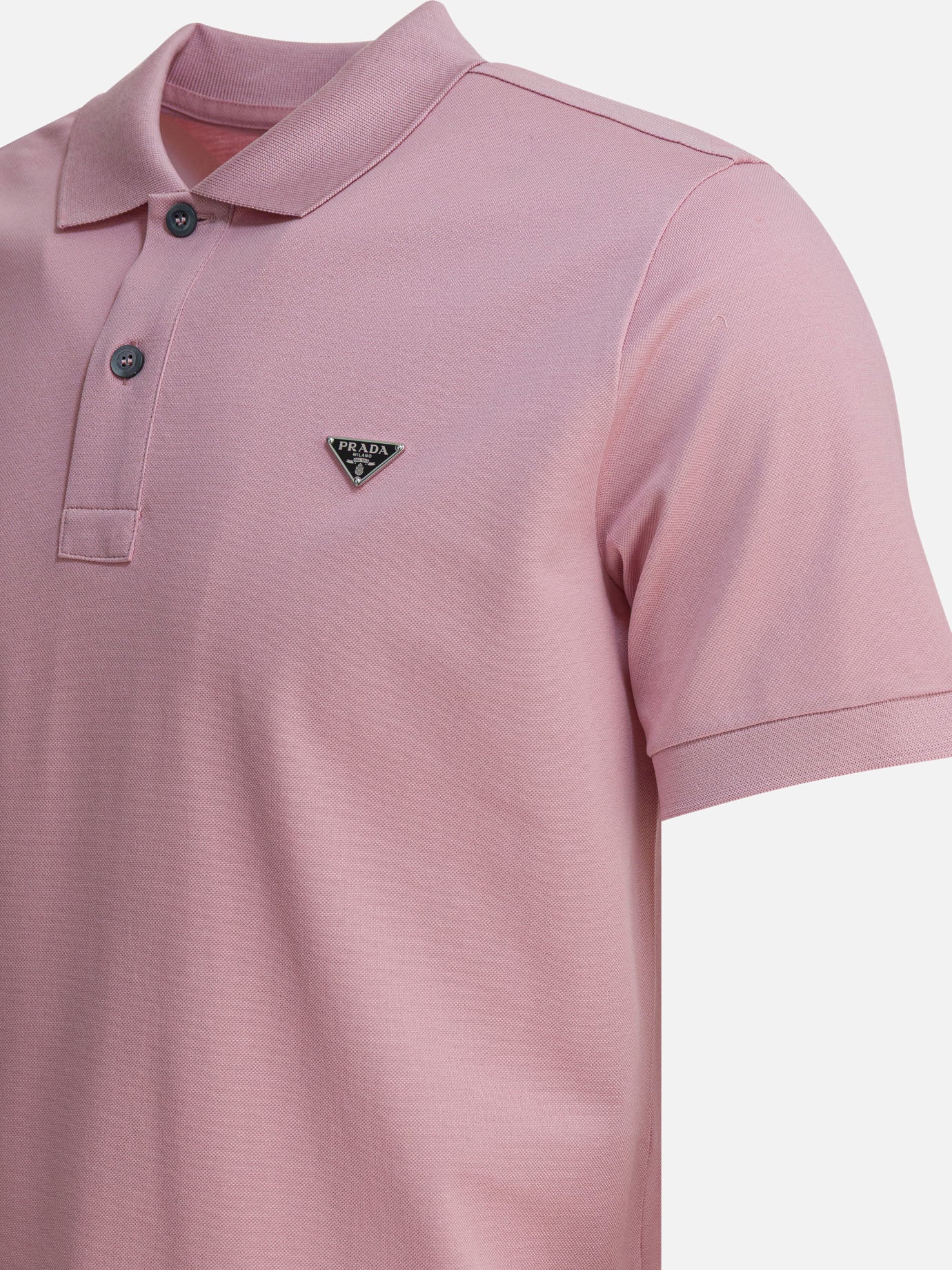 Polo shirts with buttons Logo  Pink - Prada Men | PDP | VIETTI Online Store | Zoom-Modal_4
