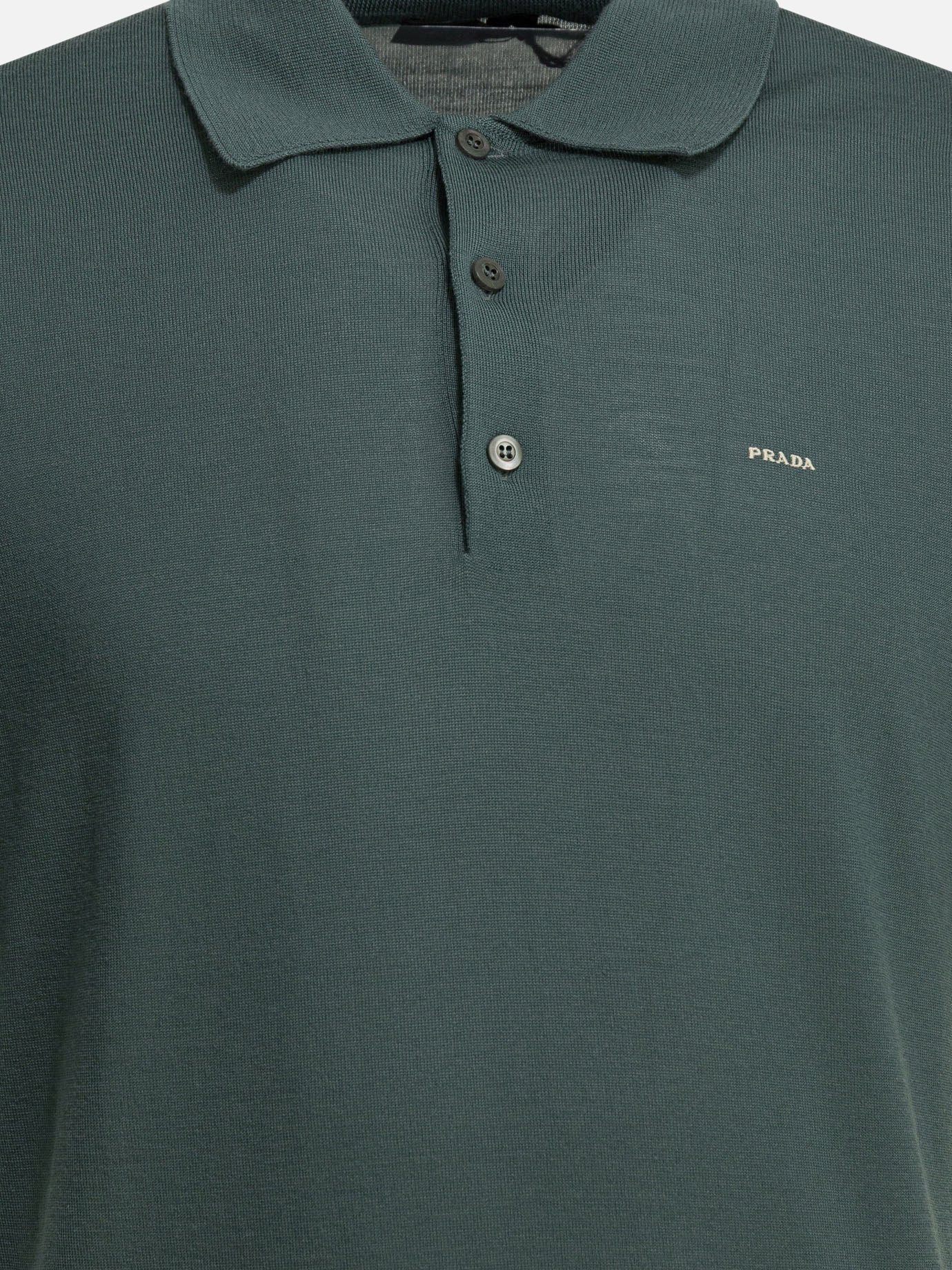 Polo sweater Logo  Green - Prada Men | PDP | VIETTI Online Store | Zoom-Modal_3
