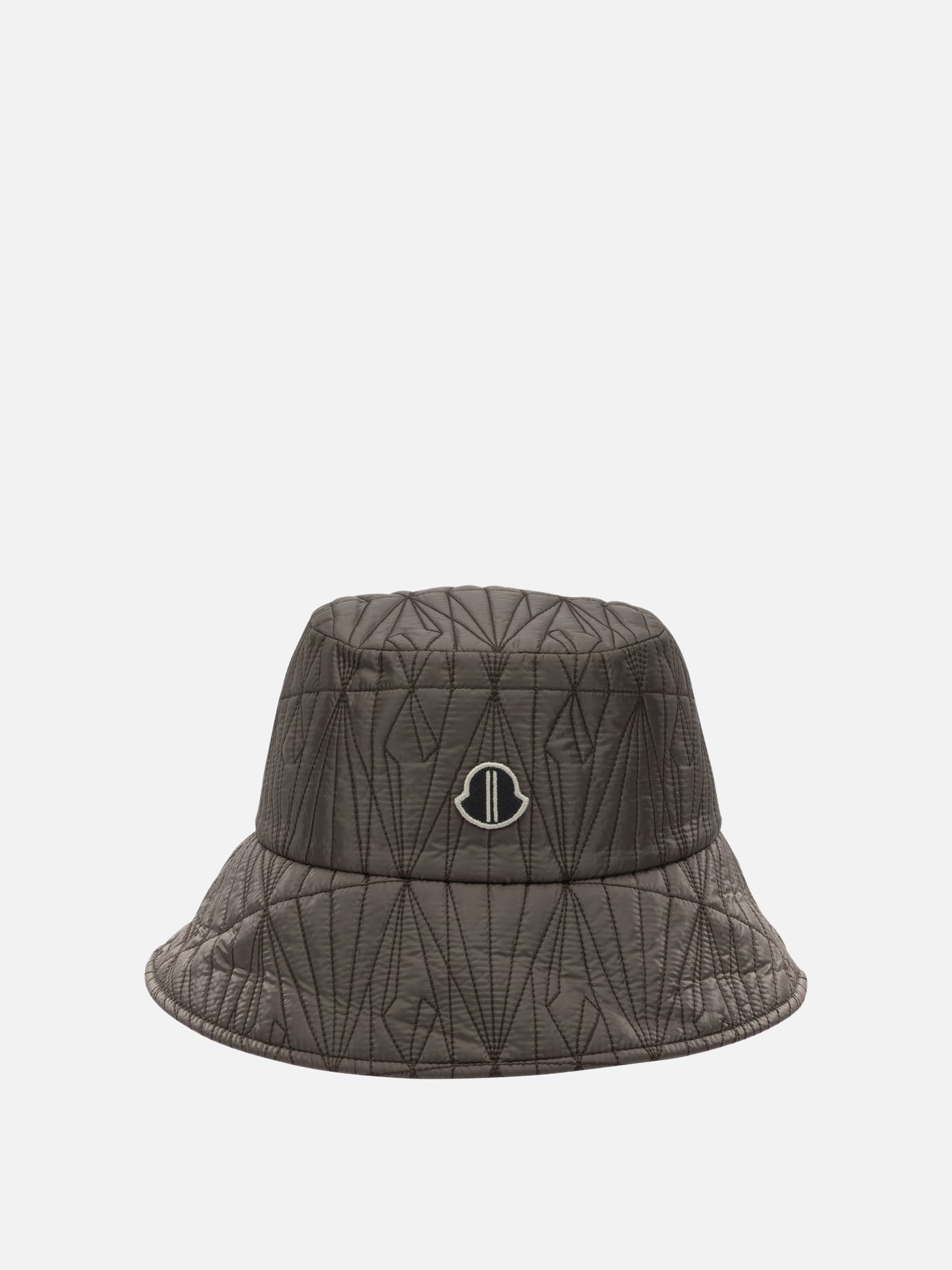 Bucket hats 100% polyester - Lining: 100% polyester - Padding: 100% polyester - Other fabric: 75% cotton 25% polyester  Grey - Rick Owens Women | PDP | VIETTI Online Store | thumbnail