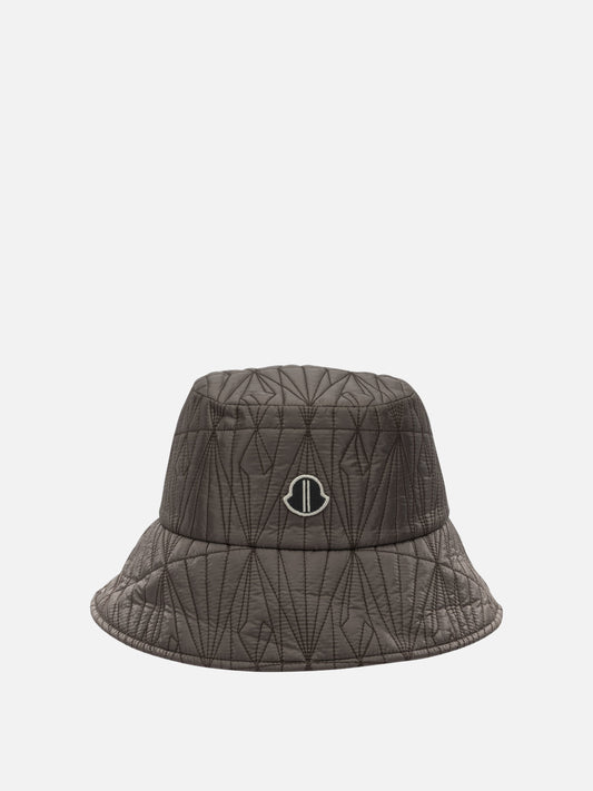 Bucket hats 100% polyester - Lining: 100% polyester - Padding: 100% polyester - Other fabric: 75% cotton 25% polyester  Grey - Rick Owens Women | PDP | VIETTI Online Store 
