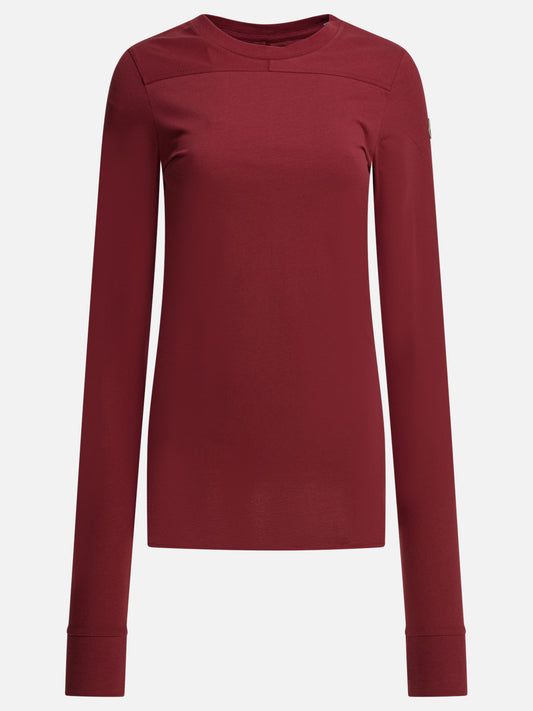 Crewneck t-shirts Solid colour  Red - Rick Owens Women | PDP | VIETTI Online Store 
