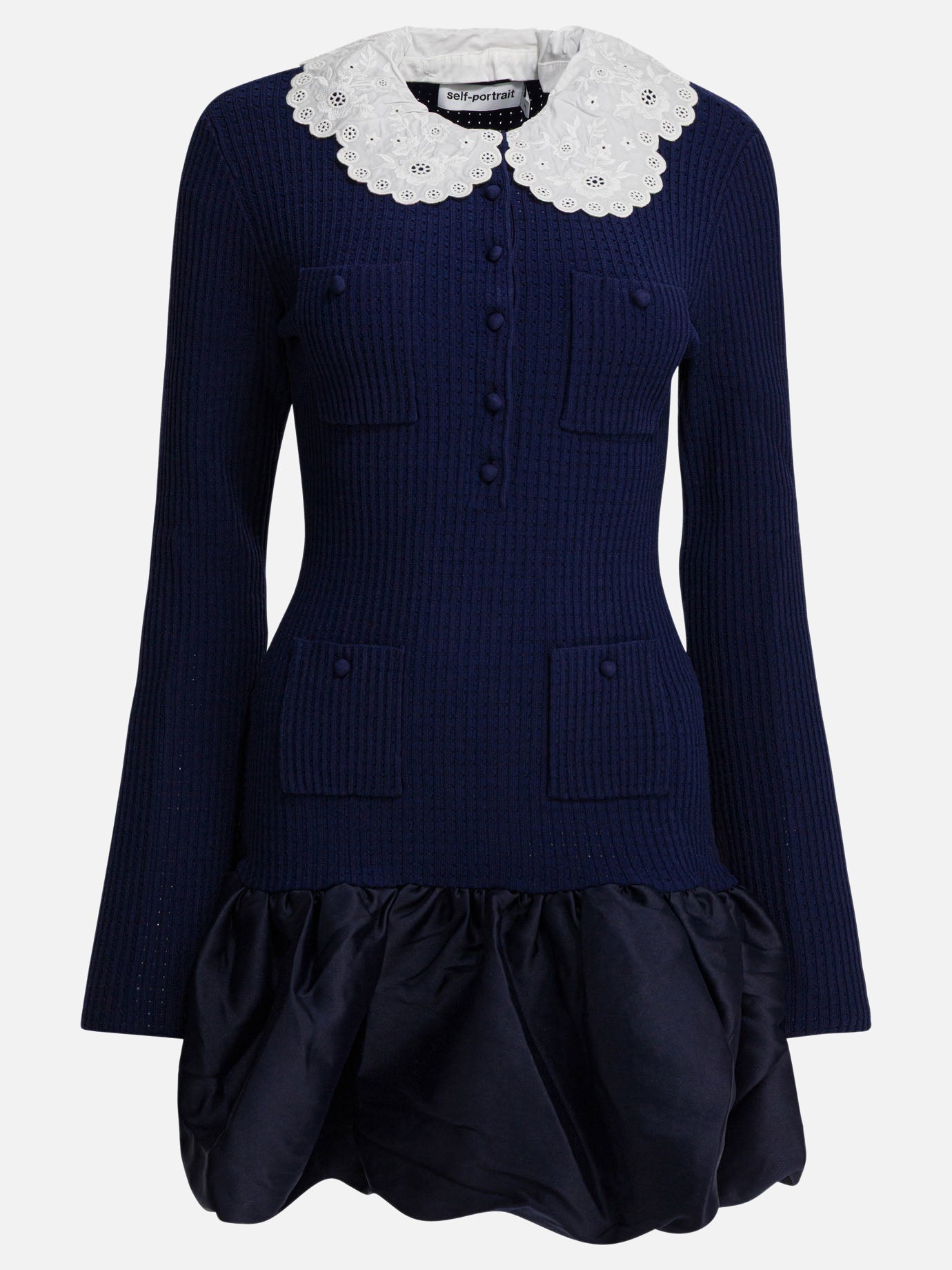 Mini dresses Solid colour  Blue - Self-portrait Women | PDP | VIETTI Online Store | Zoom-Modal
