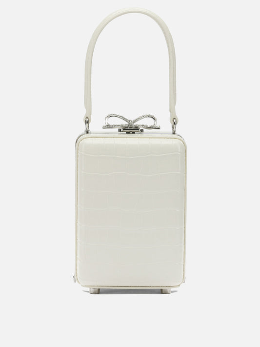 Mini bags 100% leather  White - Self-portrait Women | PDP | VIETTI Online Store 
