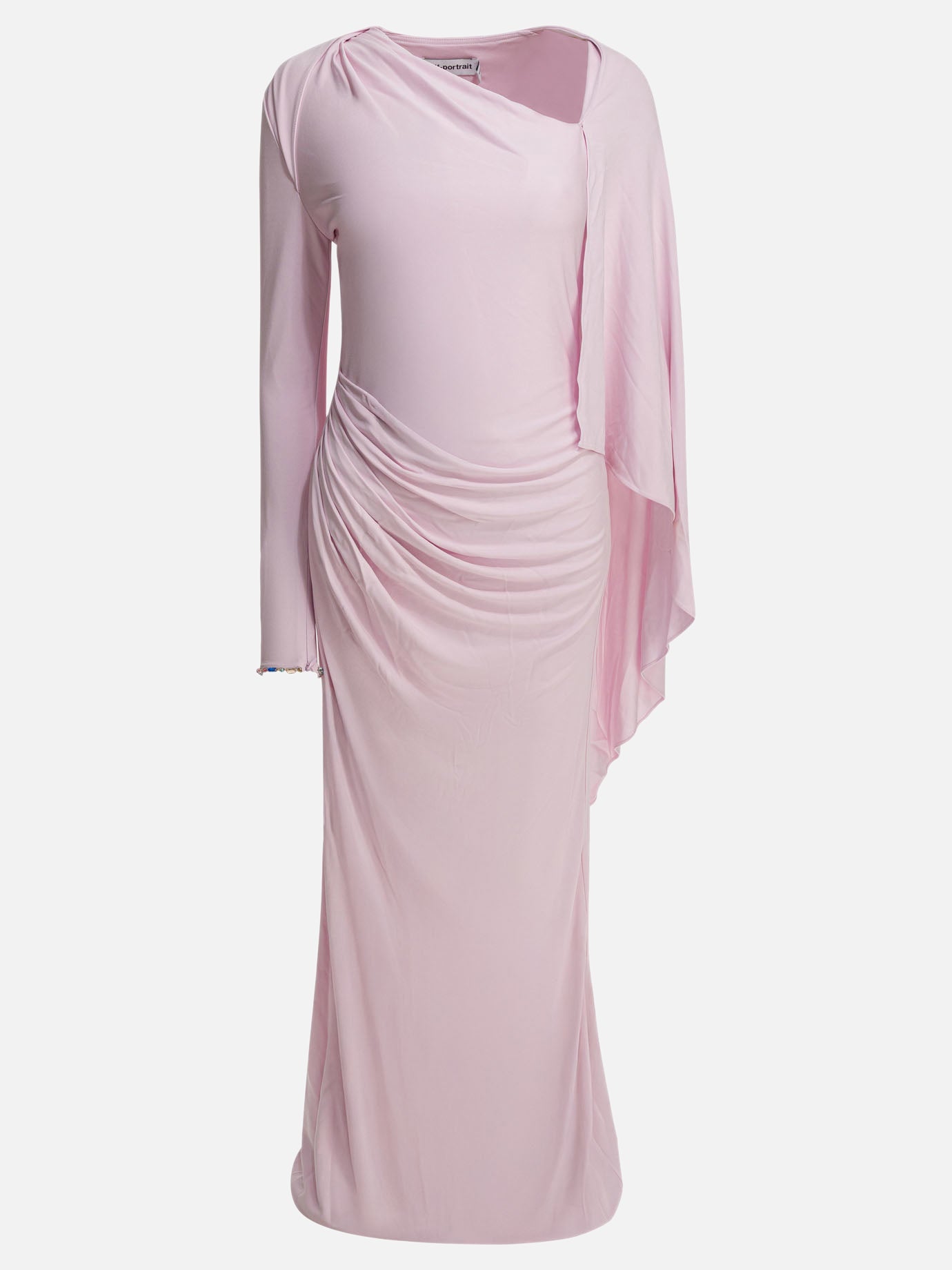Long dresses Solid colour  Pink - Self-portrait Women | PDP | VIETTI Online Store | thumbnail