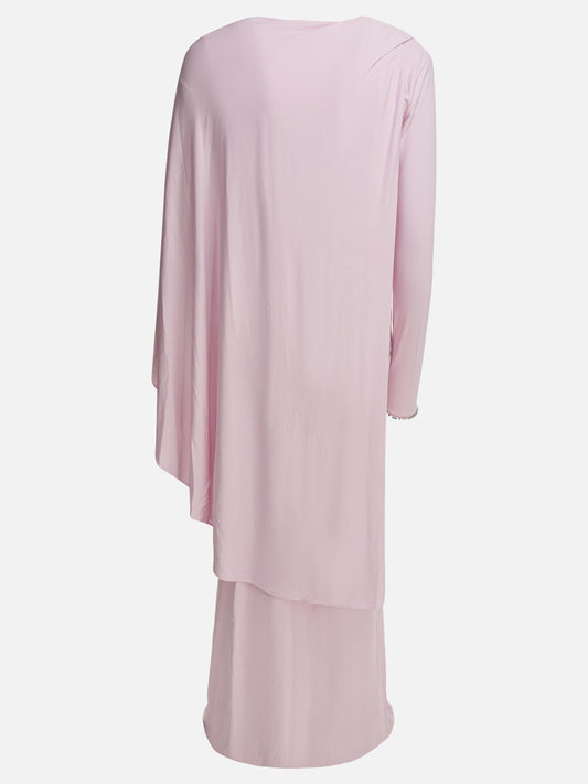 Long dresses Solid colour  Pink - Self-portrait Women | PLP | VIETTI Online Store | 2
