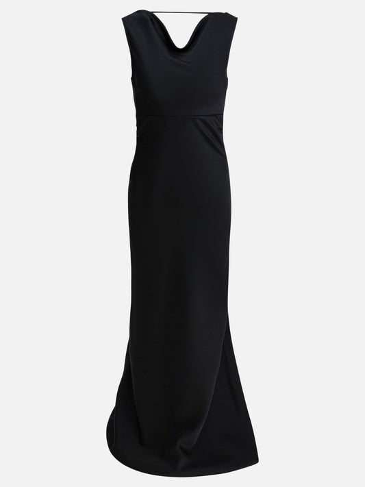 Long dresses Solid colour  Black - Semper Women | VIETTI Online Store 
