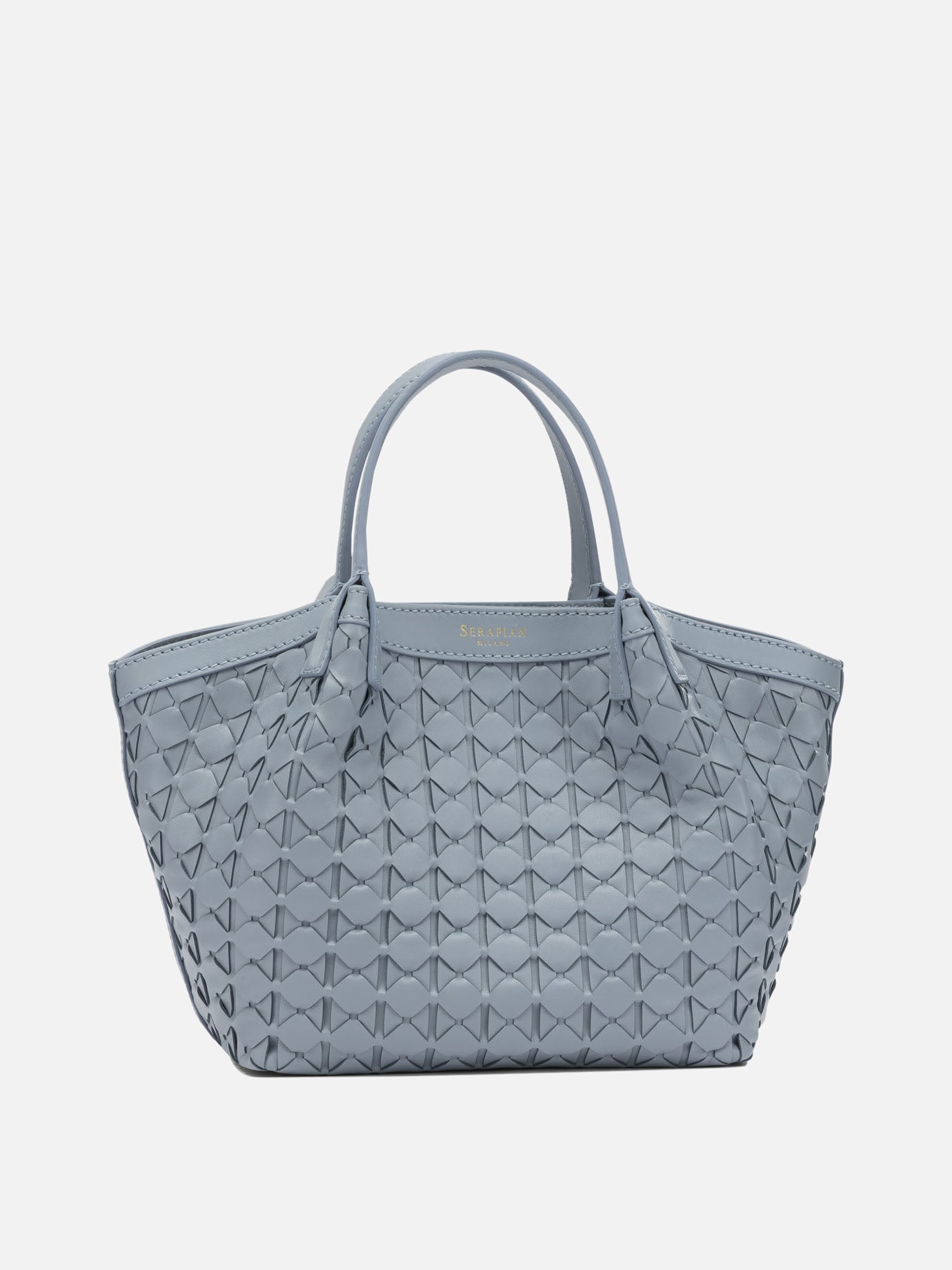 Small bags 100% nappa leather  Light blue - Serapian Women | PDP | VIETTI Online Store | thumbnail
