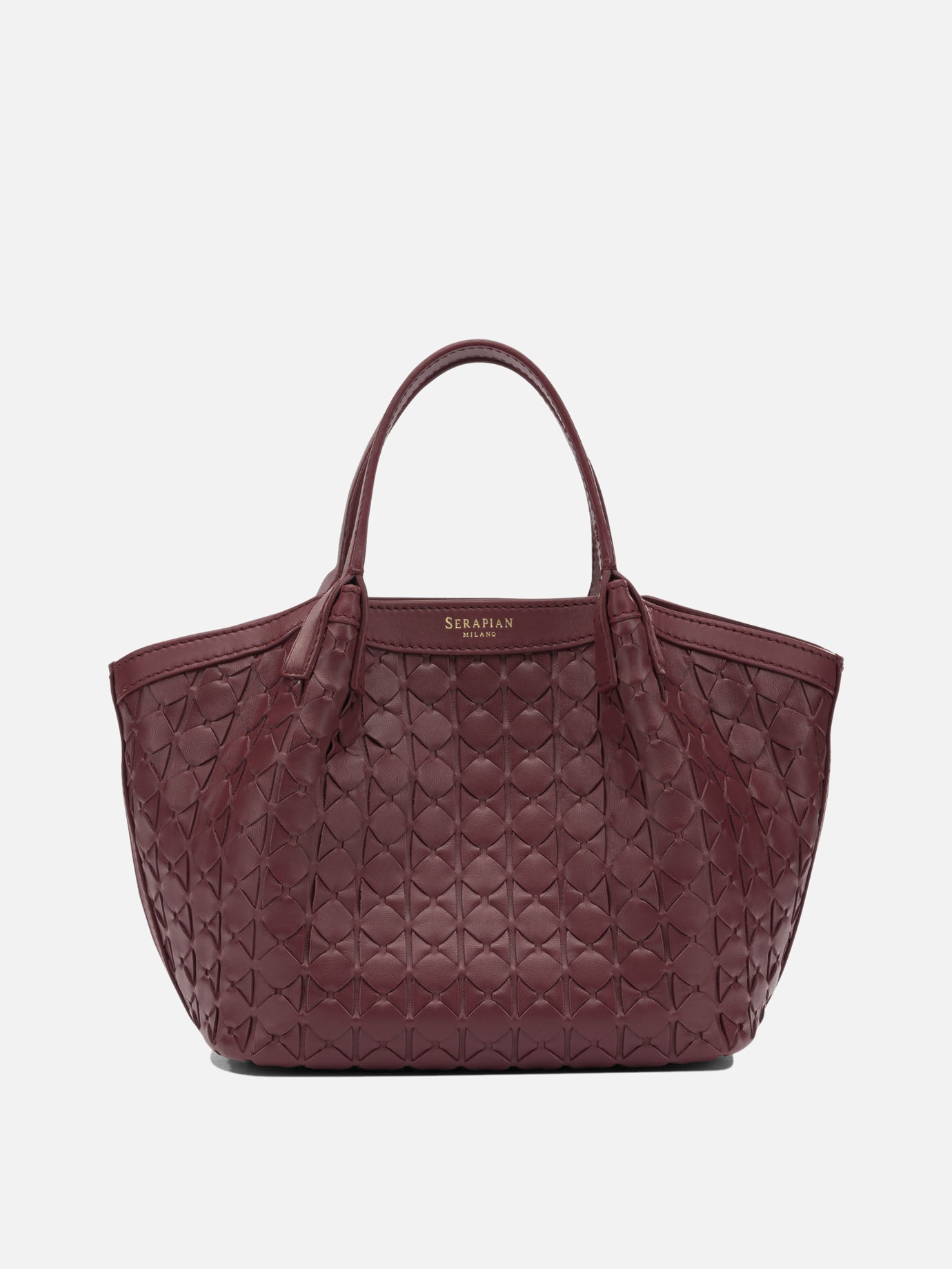 Small bags 100% nappa leather  Bordeaux - Serapian Women | PDP | VIETTI Online Store | thumbnail