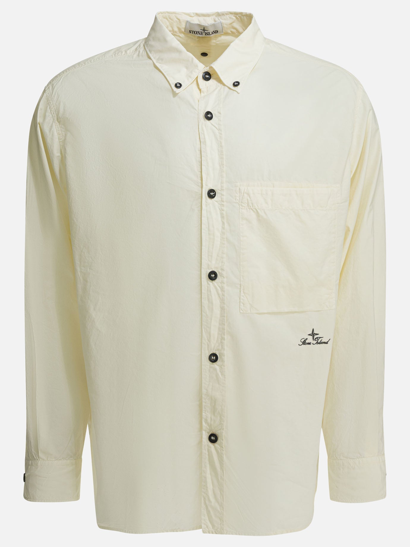 Casual shirts Logo  White - Stone Island Men | PDP | VIETTI Online Store | Zoom-Modal
