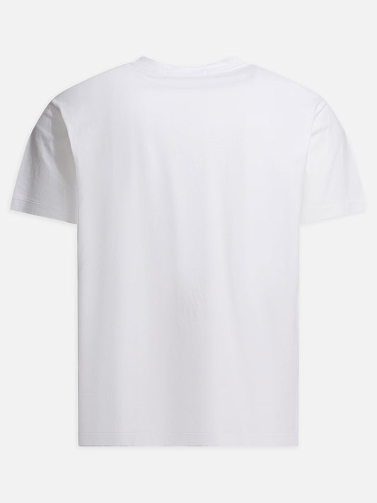 Crewneck t-shirts Logo  White - Stone Island Men | PDP | VIETTI Online Store | 2
