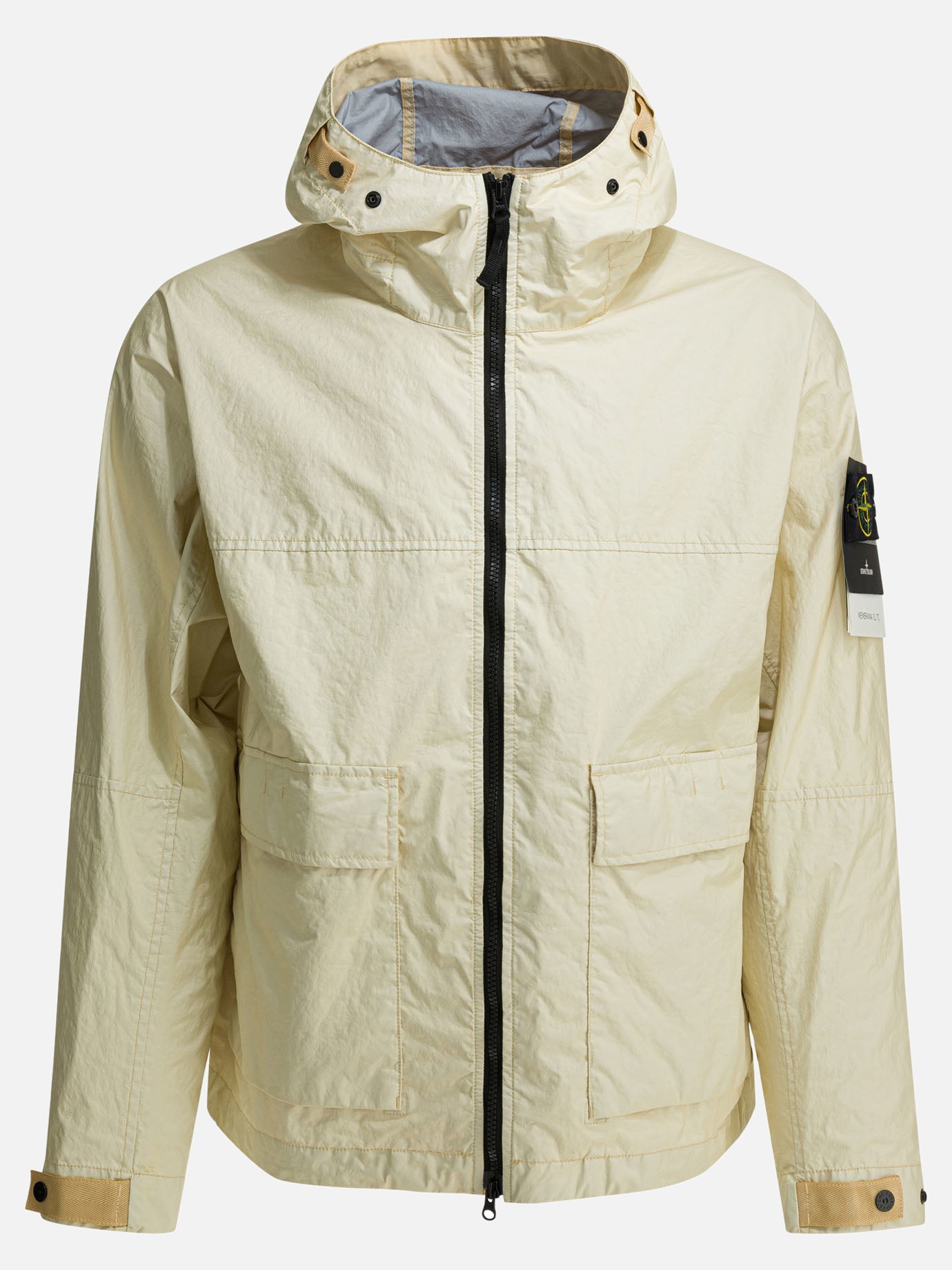 Windbreakers Logo  Beige - Stone Island Men | PDP | VIETTI Online Store | Zoom-Modal
