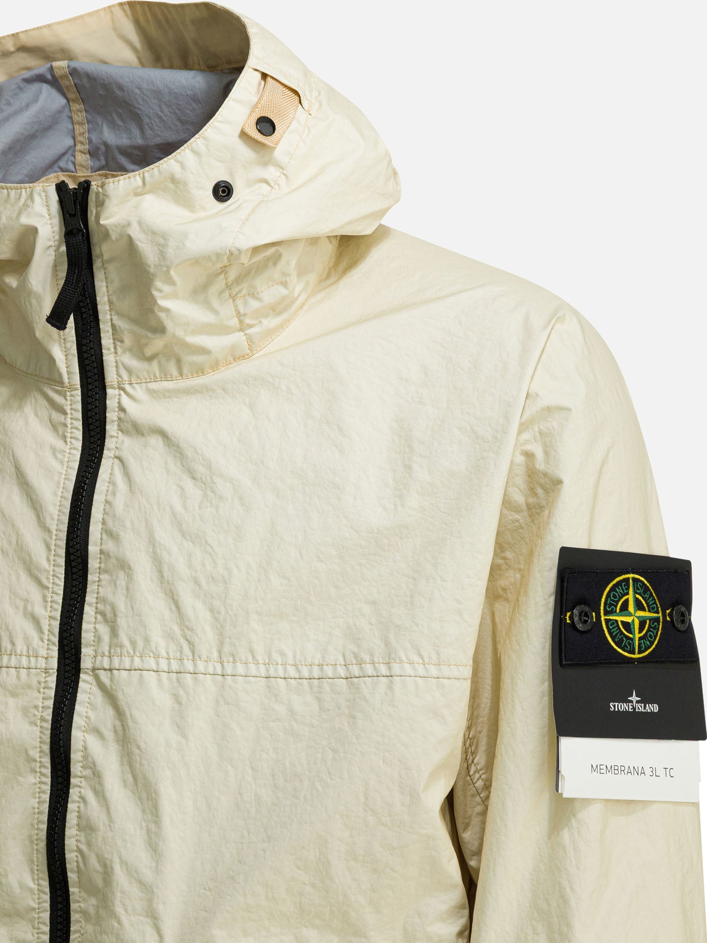 Windbreakers Logo  Beige - Stone Island Men | PDP | VIETTI Online Store | Zoom-Modal_3
