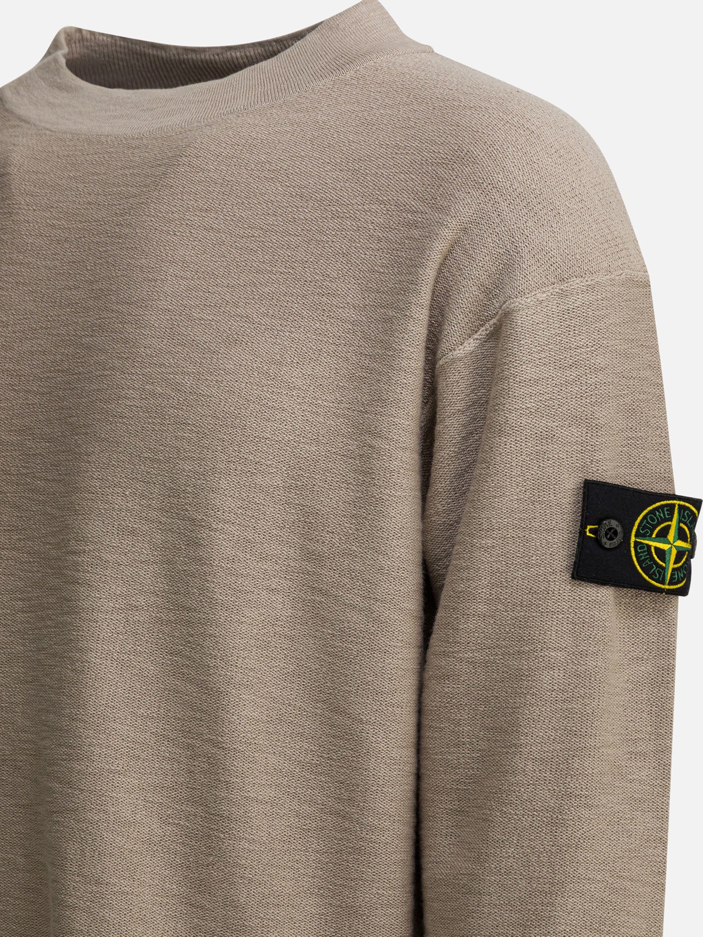 Crewnecks Logo  Beige - Stone Island Men | PDP | VIETTI Online Store | thumbnail_4